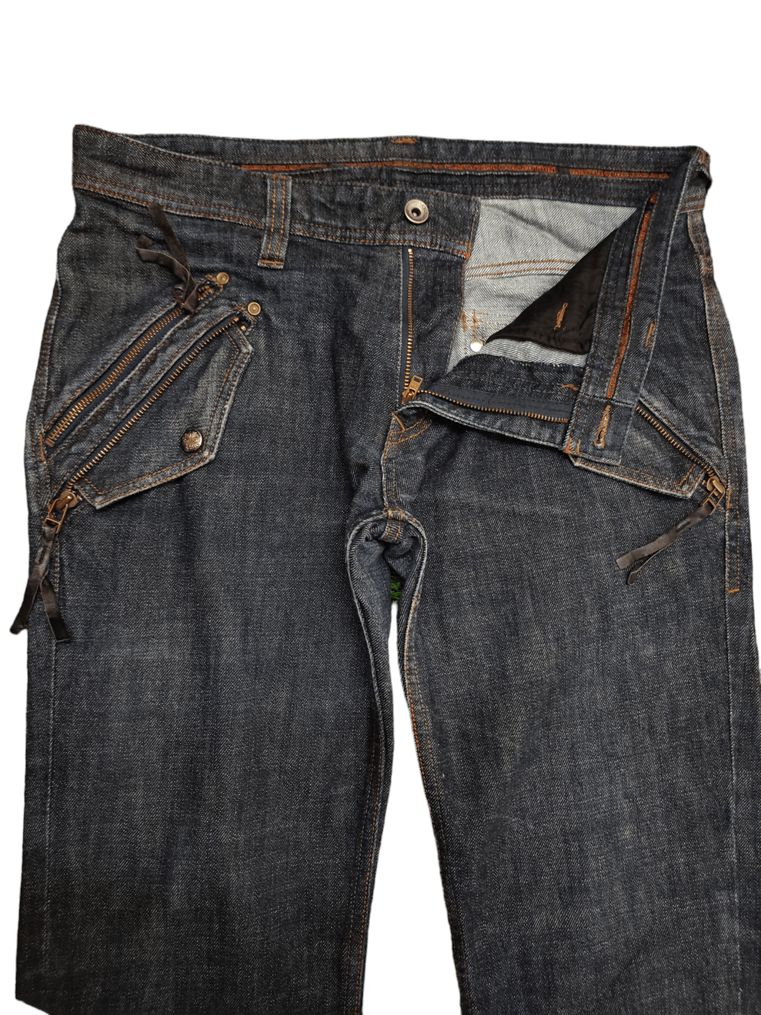 Tornado Mart Nicole Club for men Multi Pocket Denim Jeans Y2k Streetwear Size US 32 / EU 48 - 9 Thumbnail