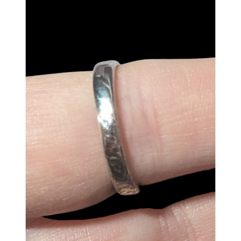 Other Elegant Whimsical Faux Sapphire Silver Tone Halo Ring Size 9 Size ONE SIZE - 8 Thumbnail