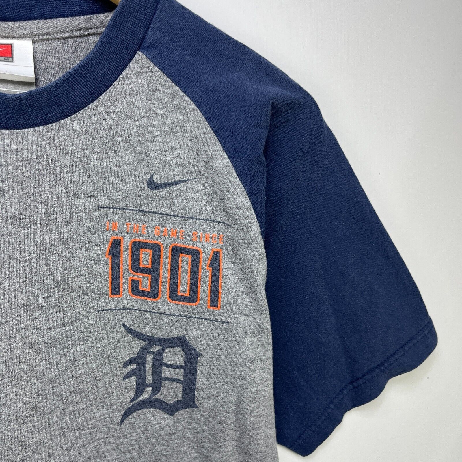 Nike × Vintage Vintage Y2K Nike Detroit Tigers T Shirt Small Size US S / EU 44-46 / 1 - 3 Thumbnail
