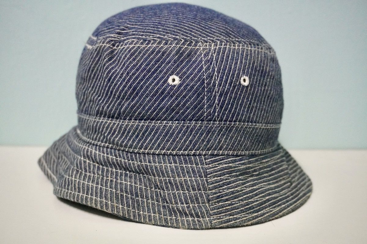 Vintage × Woolrich Woolen Mills Woolrich blue denim bucket hat vintage head gear Size ONE SIZE - 5 Thumbnail