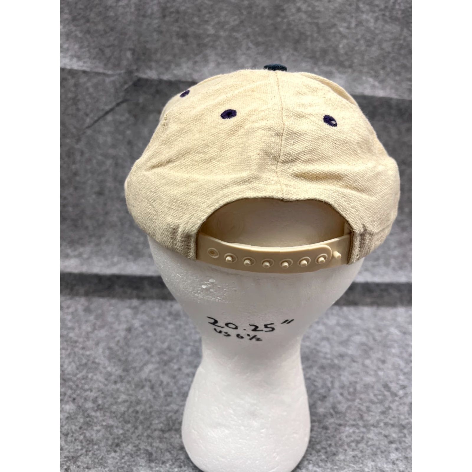 Vintage Goodyear Snapback Hat Cap Adult Small Ivory Cotton Lightweight Logo Mens Size ONE SIZE - 6 Thumbnail