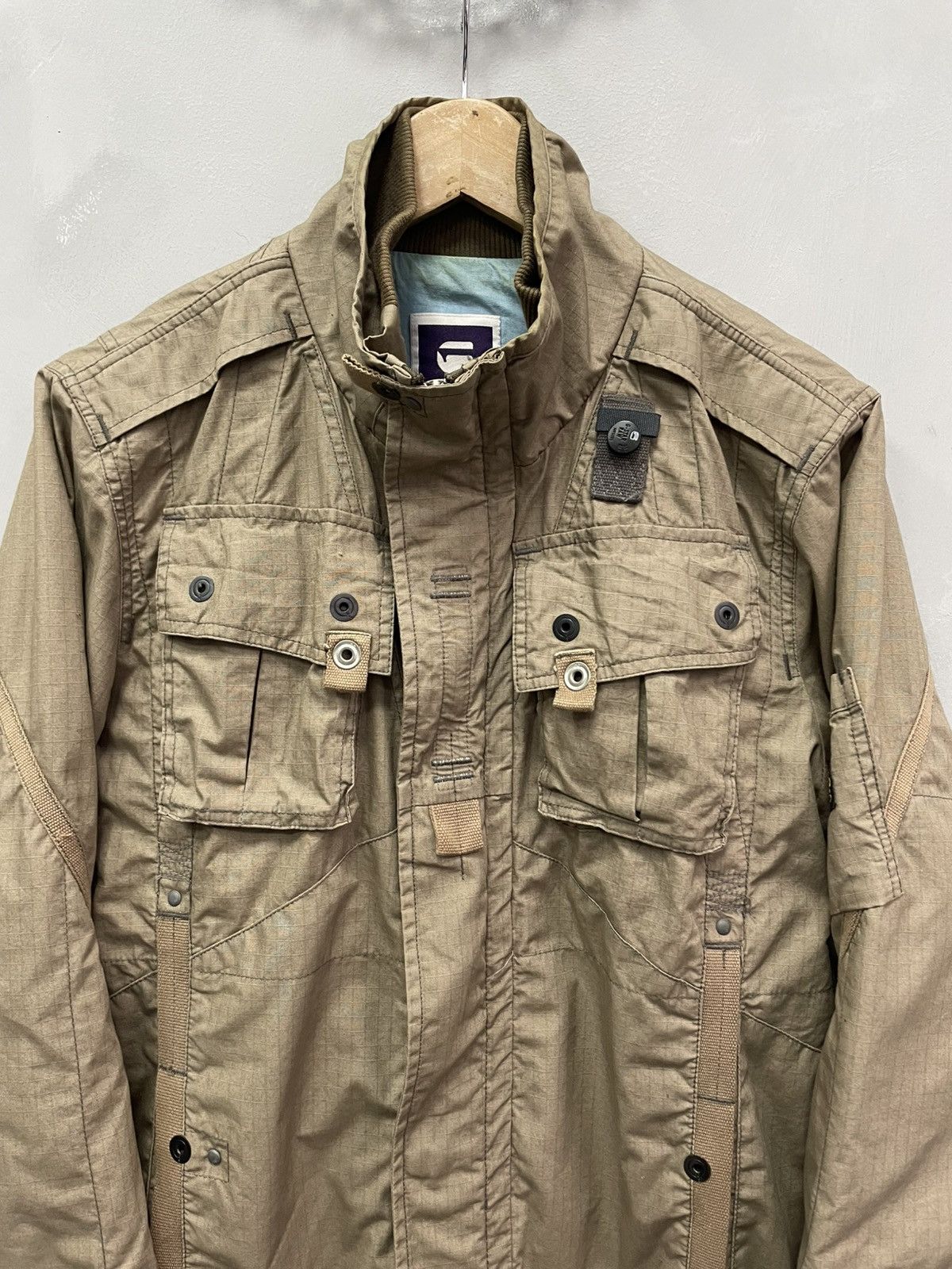 G-Star G star raw cargo denim multi-pocket jacket diesel style y2k Size US M / EU 48-50 / 2 - 2 Thumbnail