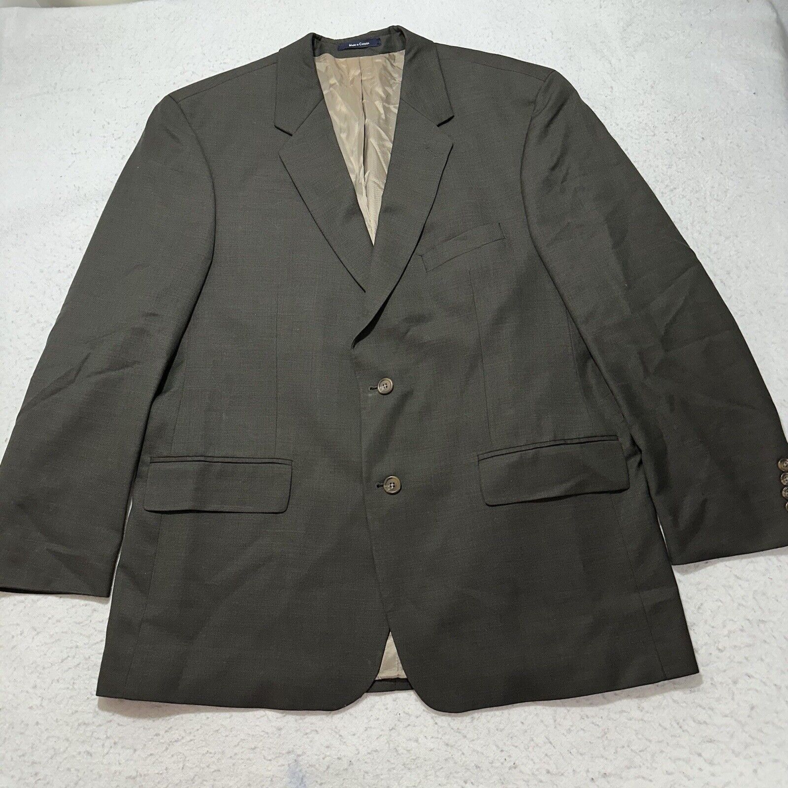 Ralph Lauren Ralph Lauren 46R Wool + Cashmere Suit Jacket Dark Brown Coat Size 46R - 1 Thumbnail