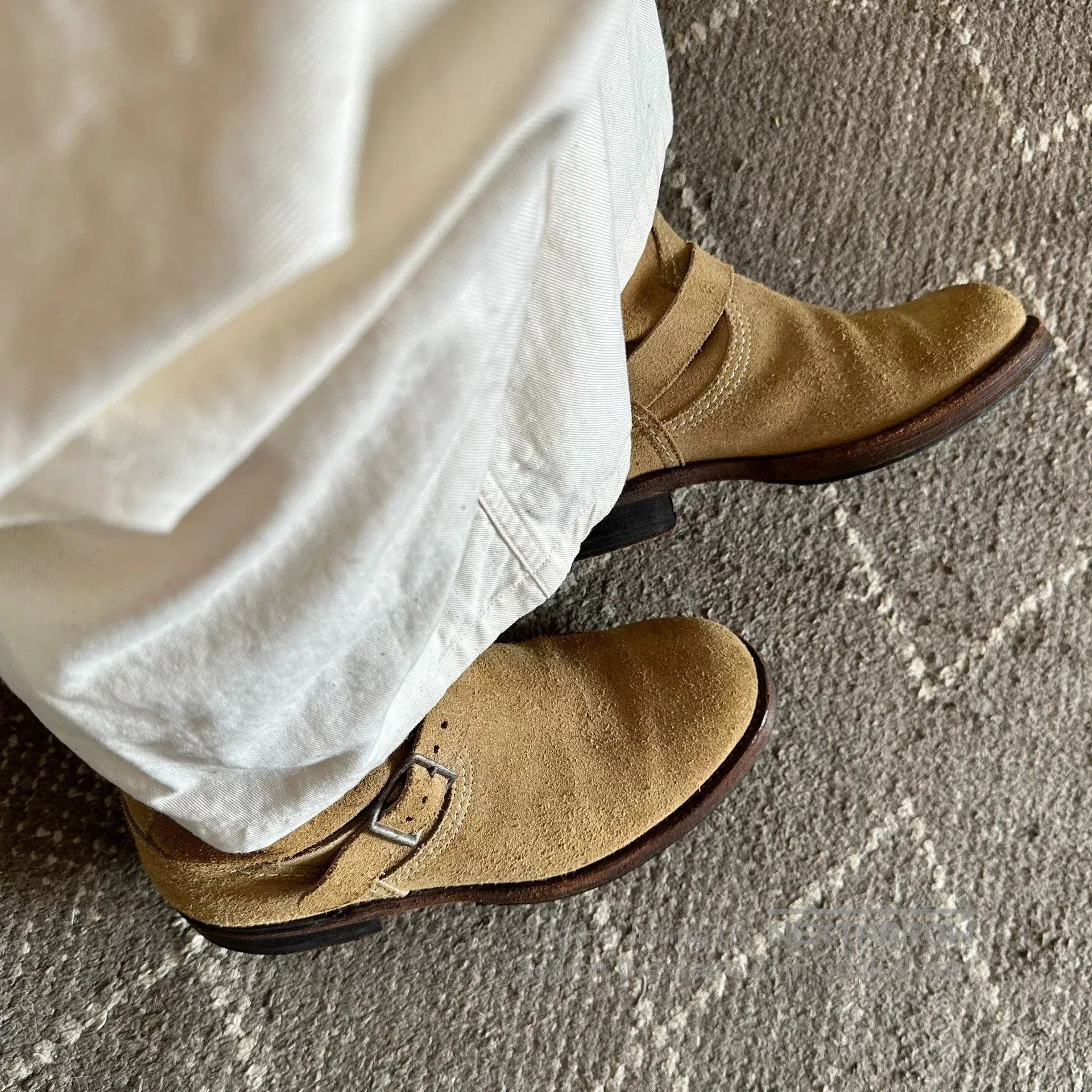 PHIGVEL MAKERS & Co. Phigvel Initial Suede Engineer Boots 7.5. Size US 7.5 / EU 40-41 - 1 Thumbnail