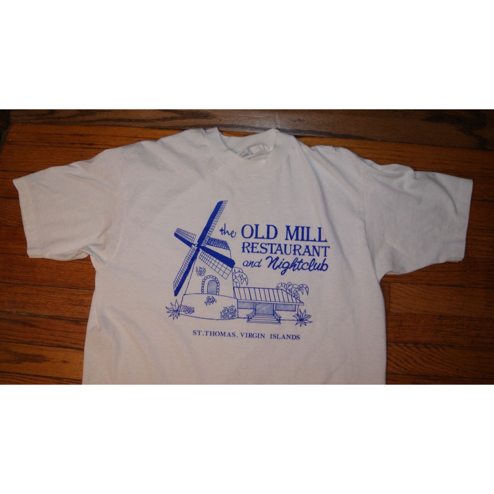 Hanes VTG ST THOMAS VIRGIN ISLANDS OLD MILL L T-Shirt Single Stch Size US L / EU 52-54 / 3 - 1 Thumbnail