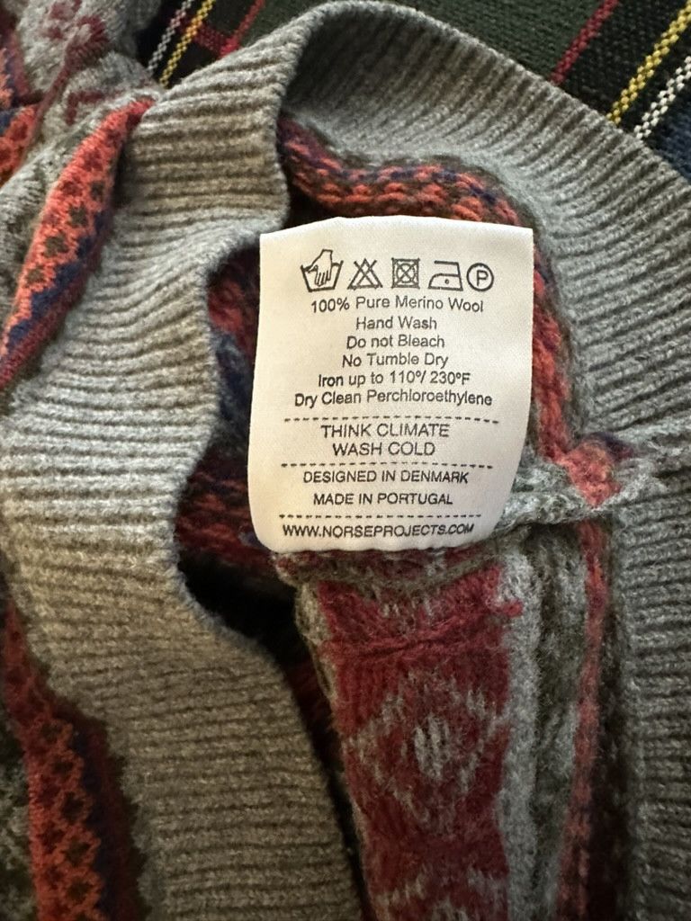 Norse Projects Martin Mult Raglan Knit Sweater Size US S / EU 44-46 / 1 - 4 Thumbnail