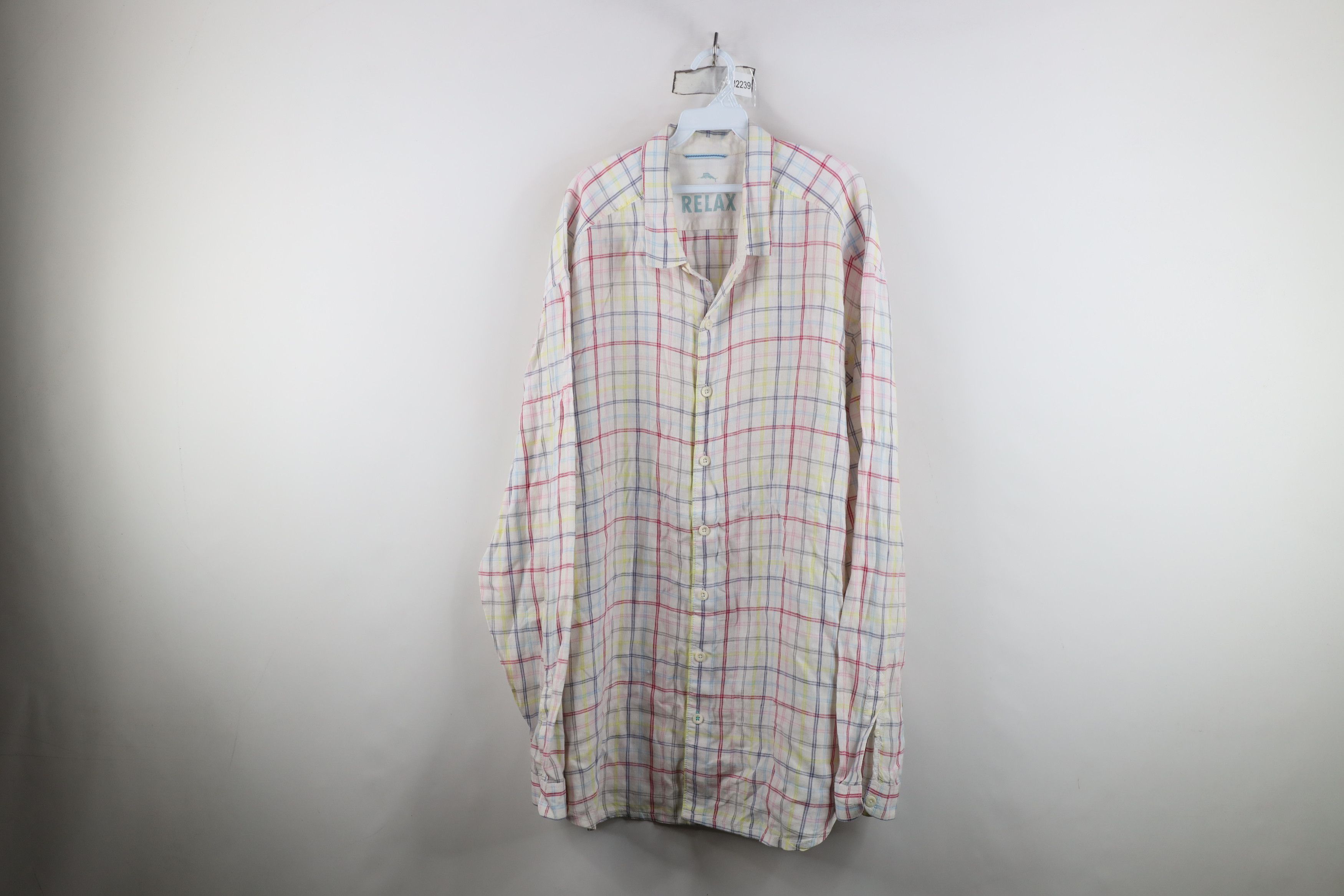 Tommy Bahama Vintage Tommy Bahama Rainbow Plaid Collared Button Shirt Size US XXL / EU 58 / 5 - 1 Thumbnail