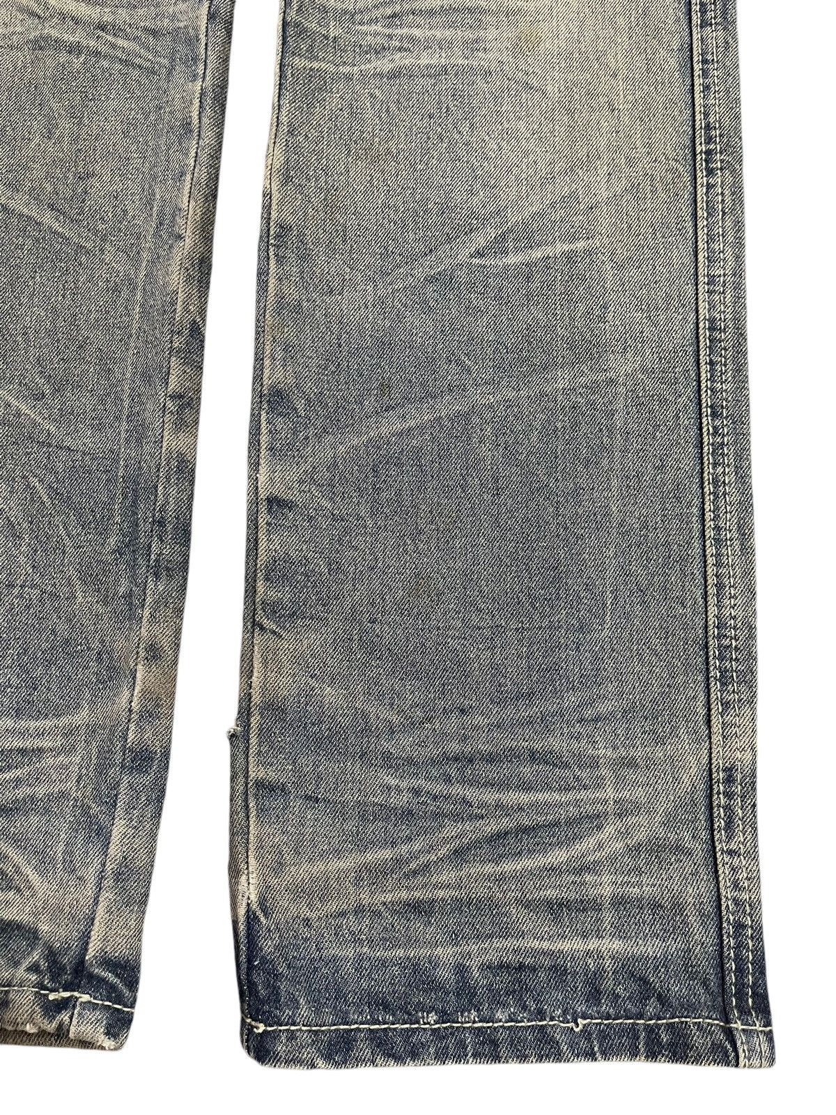 14th Addiction Vintage Japanese Brand Mud Wash Style Distress Jeans Size US 34 / EU 50 - 8 Thumbnail