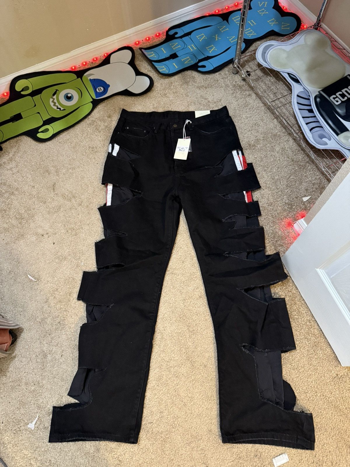 MNML Black stacked mnml jeans Size US 36 / EU 52 - 1 Thumbnail