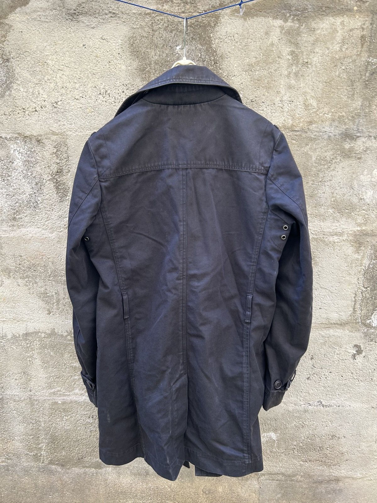 Diesel Diesel black Multipocket Zipper Trench Coat avant garde stil Size M / US 6-8 / IT 42-44 - 14 Thumbnail