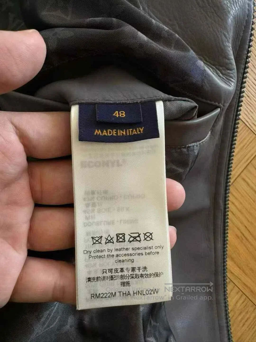 Louis Vuitton Louis Vuitton Grey Embroidered Monogram Lining Calfskin Le Size US M / EU 48-50 / 2 - 2 Thumbnail