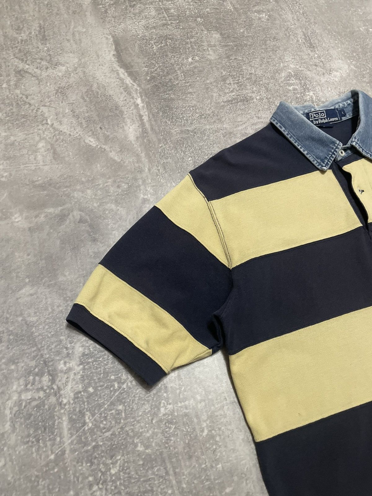 Polo Ralph Lauren Vintage Polo Ralph Lauren Striped Polo Shirt Y2K Size US L / EU 52-54 / 3 - 4 Thumbnail