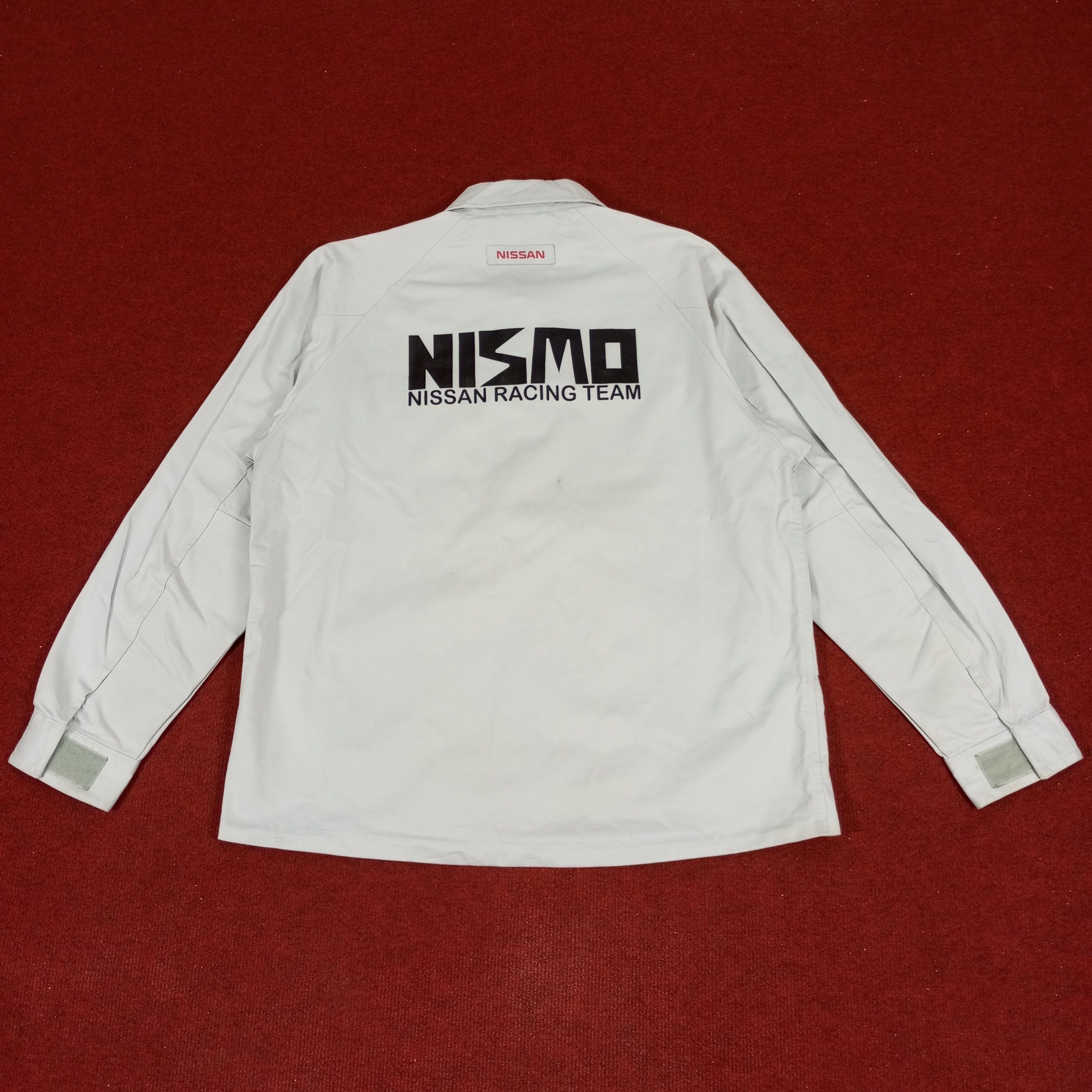 Japanese Brand × Vintage Nismo Nissan Racing Team Motorsports Custom Art Jacket Size US L / EU 52-54 / 3 - 1 Thumbnail