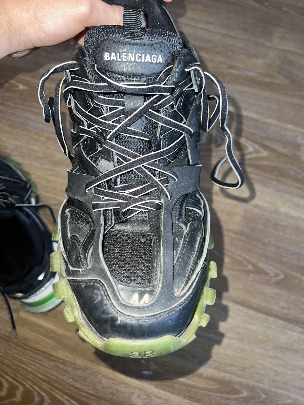Balenciaga BALENCIAGA TRACK GLOW IN THE DARK Size US 10 / EU 43 - 9 Thumbnail