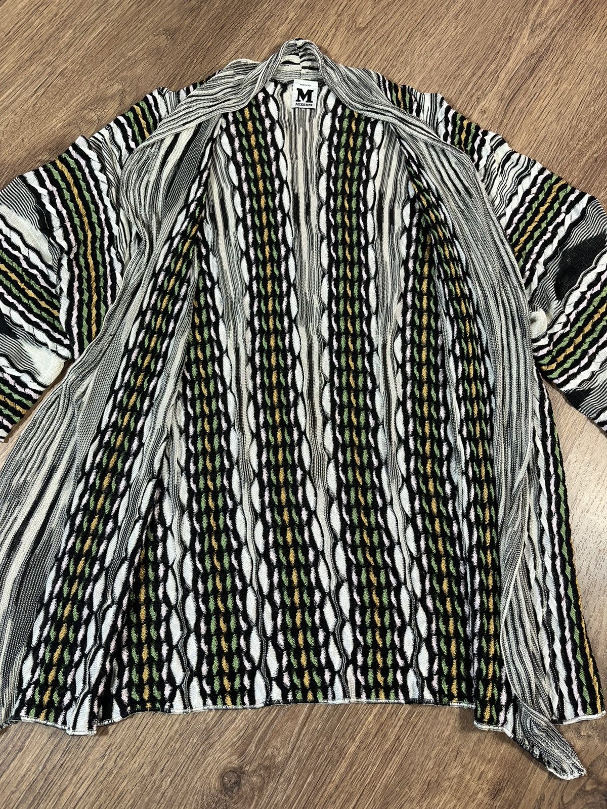 Missoni × Vintage Missoni Multicoloured Cardigan Jacket Size M / US 6-8 / IT 42-44 - 4 Thumbnail