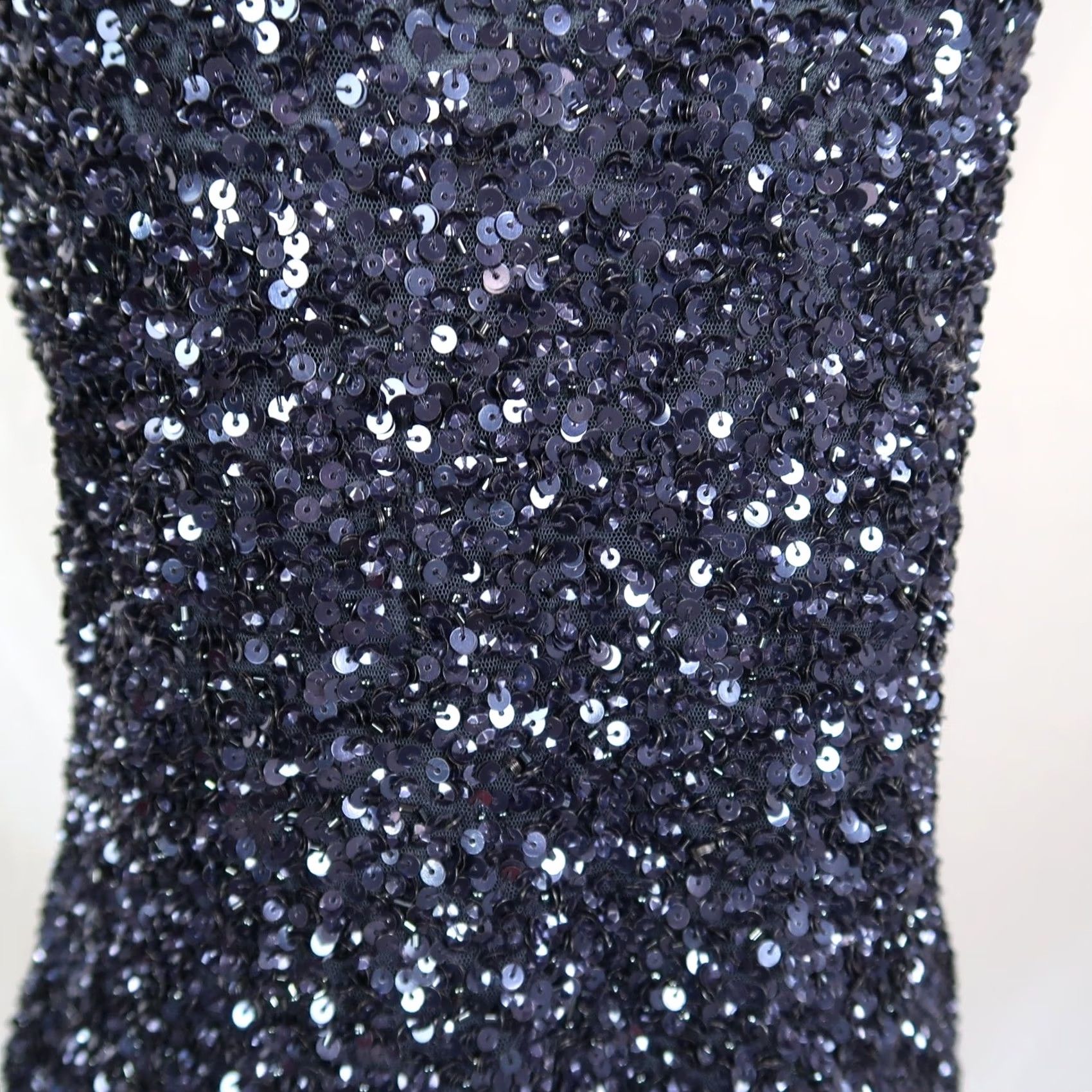 Parker Parker Navy Blue Sequin Beaded Camisole Tank Top XS Womens Size XS / US 0-2 / IT 36-38 - 5 Thumbnail