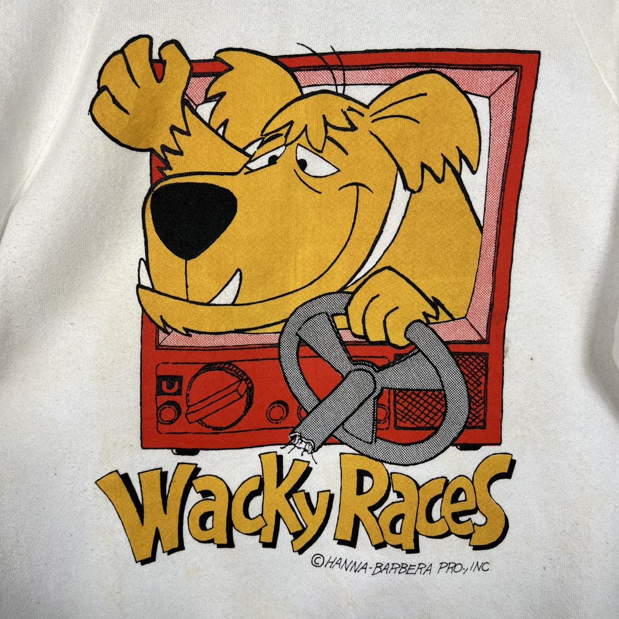 Fruit Of The Loom 90’s Hanna Barbera WACKY RACES Graphic Sweatshirt #4004-C182 Size US M / EU 48-50 / 2 - 3 Thumbnail