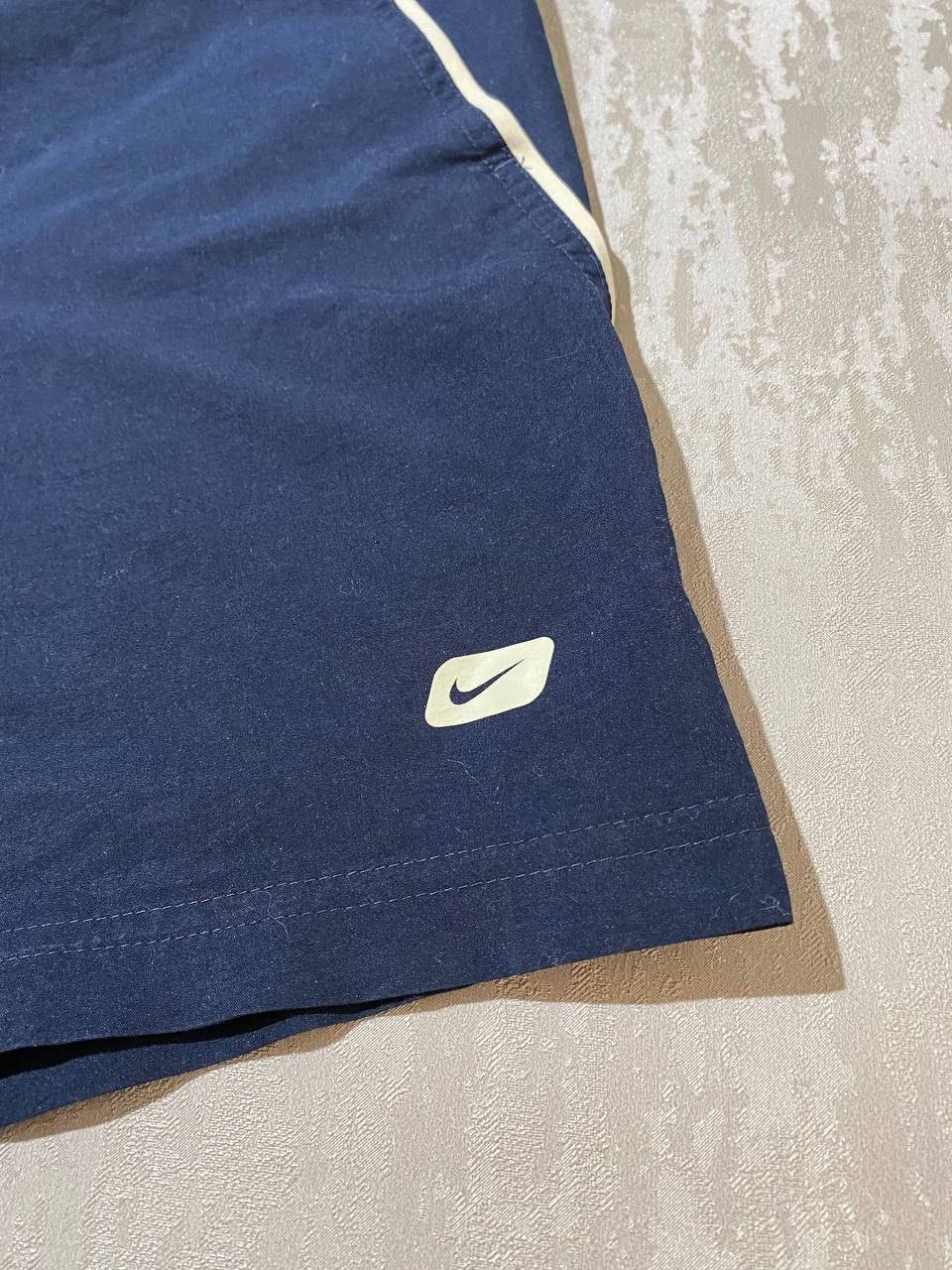 Nike × Vintage Vintage Nike shorts XL swoosh mini logo blue Size US 40 / EU 56 - 2 Thumbnail