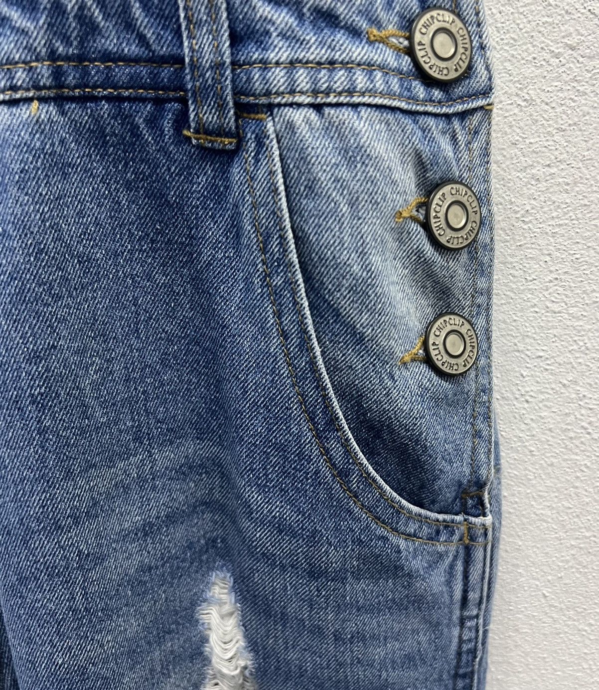 Other VINTAGE CHIP CLIP AUTHENTIC ORIGINAL JEANS OVERALLS Size US 33 - 8 Thumbnail