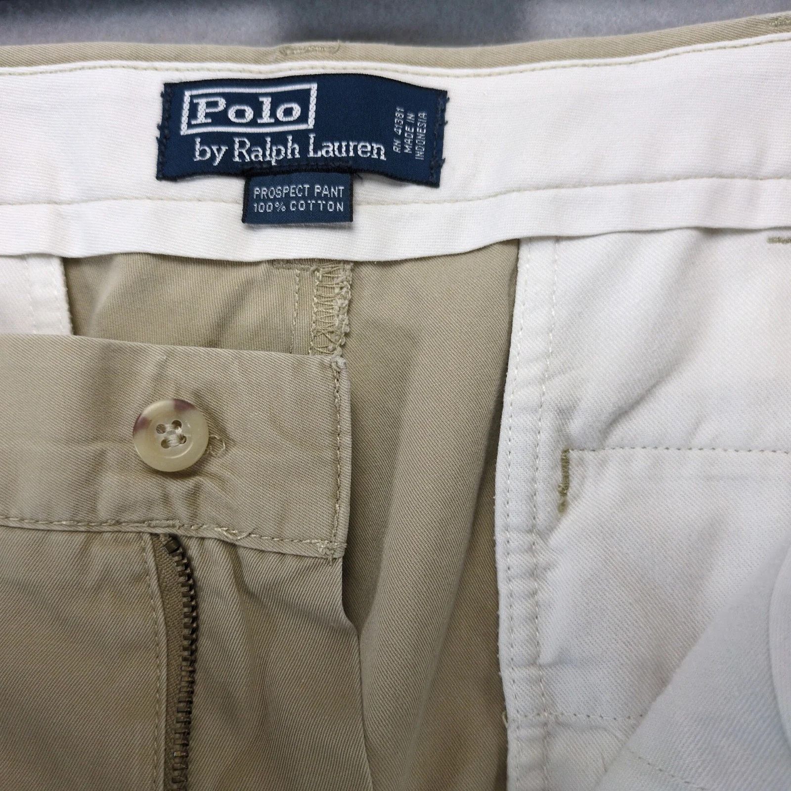 Polo Ralph Lauren Vtg Polo Ralph Lauren Prospect Khaki Chino Pants Men's 36x31 Size US 36 / EU 52 - 8 Thumbnail