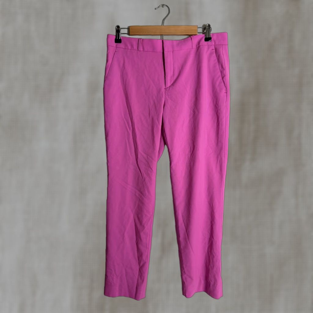 Banana Republic **Banana Republic Womens Pink Pleated Straight Leg Size 6 Pants** User: **Banana Republic Women's Size 6 Pink Pleated Straight Leg Pants** Size 28" / US 6 / IT 42 - 1 Thumbnail