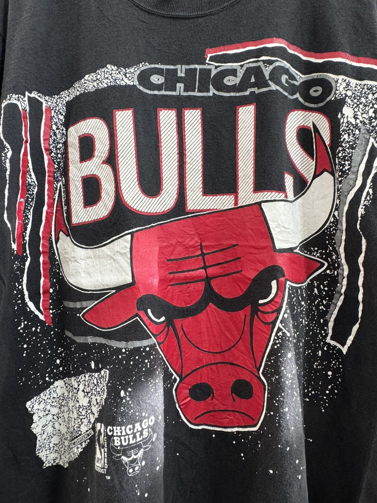 NBA Vintage 1992 Chicago Bulls Magic Johnson T-Shirt Size US L / EU 52-54 / 3 - 7 Thumbnail