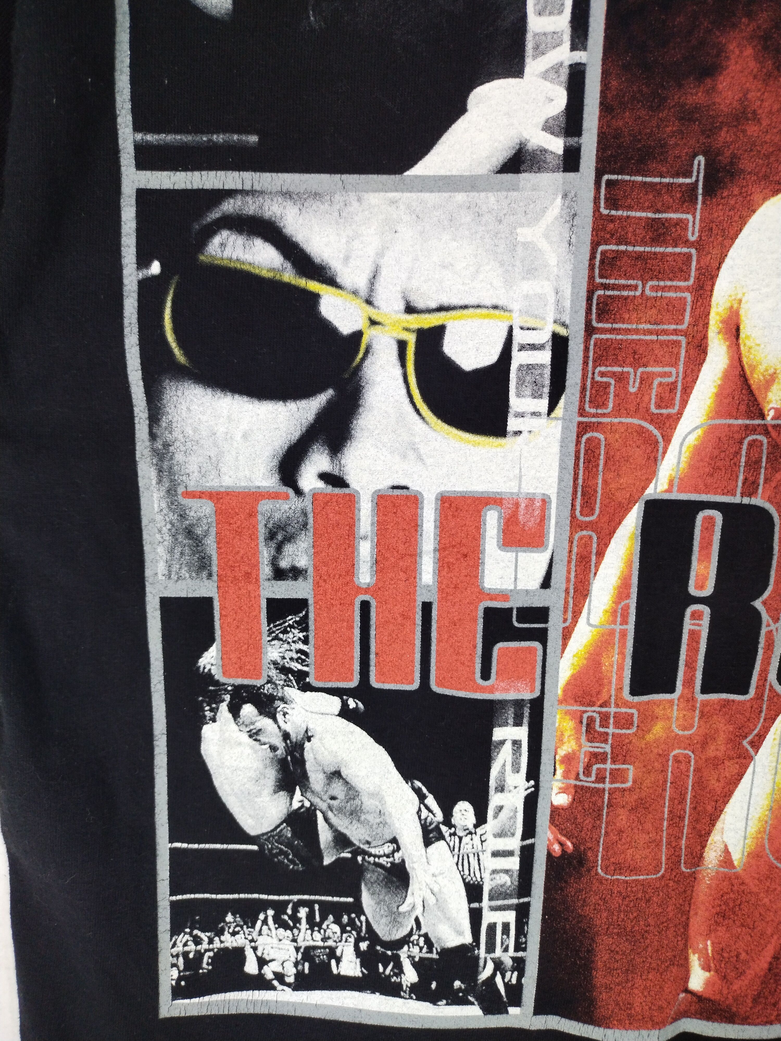 WWF Vintage 00's WWF The Rock Smacketh Down Shirt Tee Size US M / EU 48-50 / 2 - 3 Thumbnail