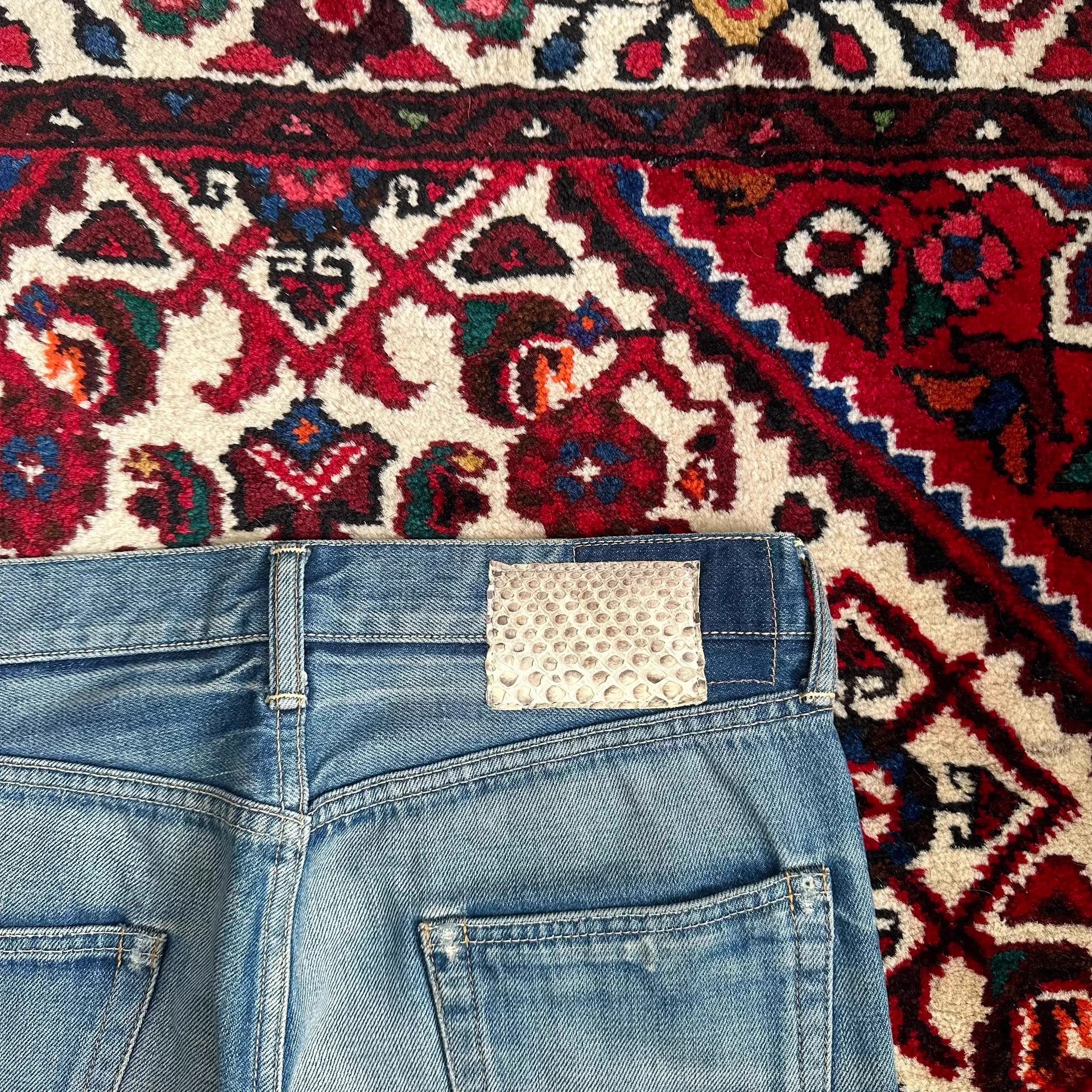 Visvim visvim 11aw 04d6.5 slim yellow mud wash jeans w32l30 Size US 32 / EU 48 - 7 Thumbnail