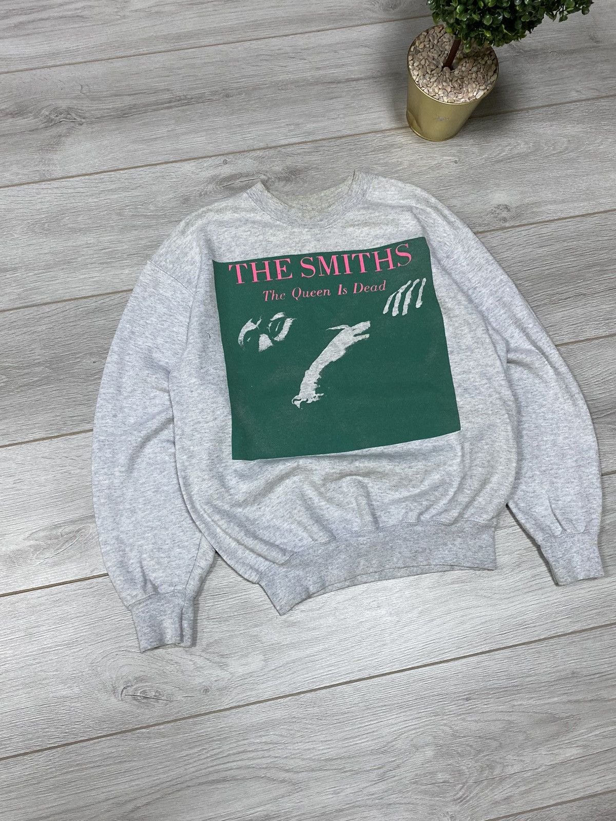 Vintage 1990s THE SMITHS THE QUEEN IS DEAD RARE ARCHIVE SWEATSHIRT Size US S / EU 44-46 / 1 - 2 Thumbnail