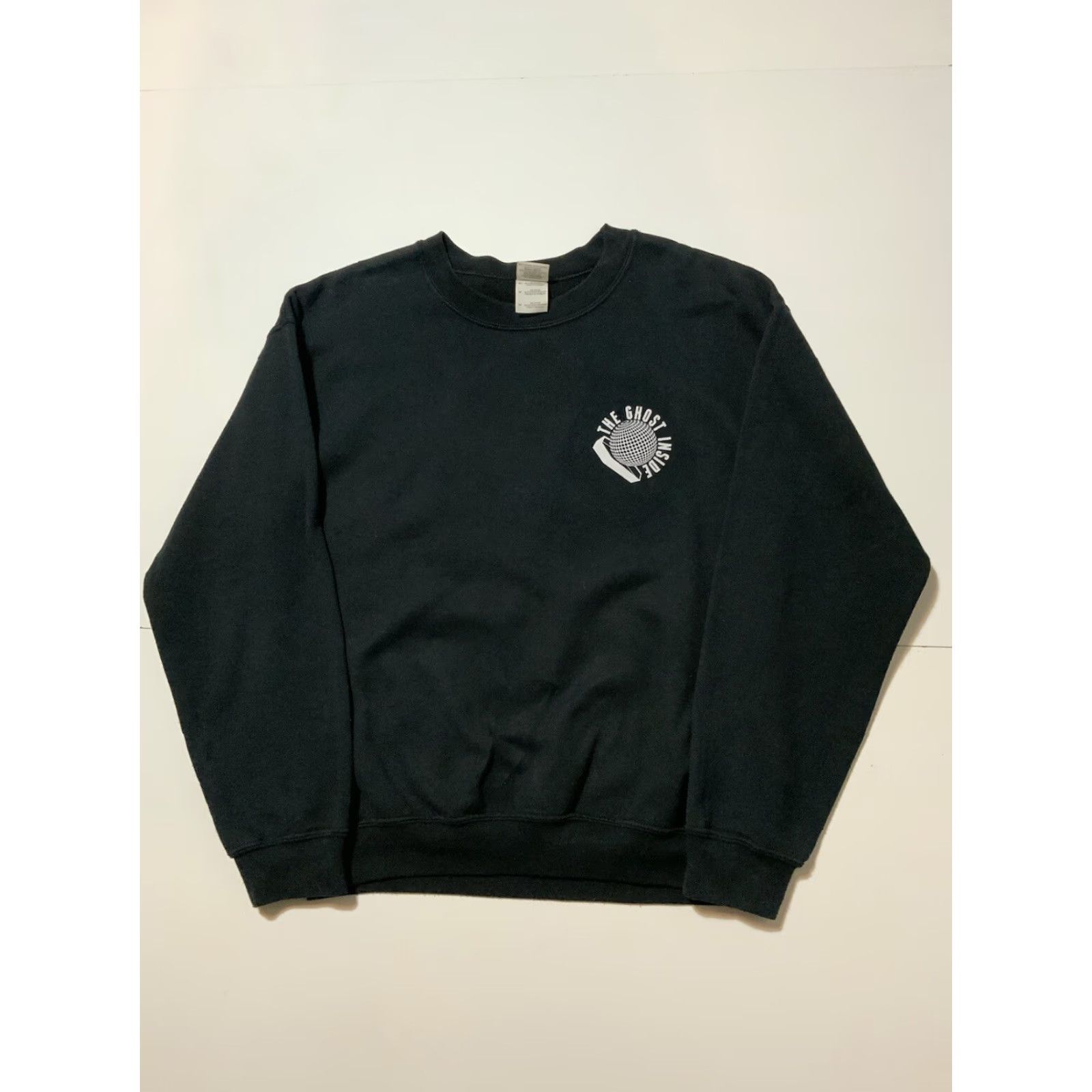 Gildan The Ghost Inside Outlive Get What You Give Metalcore Band Crewneck Sweatshirt Mens M Black MD Size US M / EU 48-50 / 2 - 2 Thumbnail