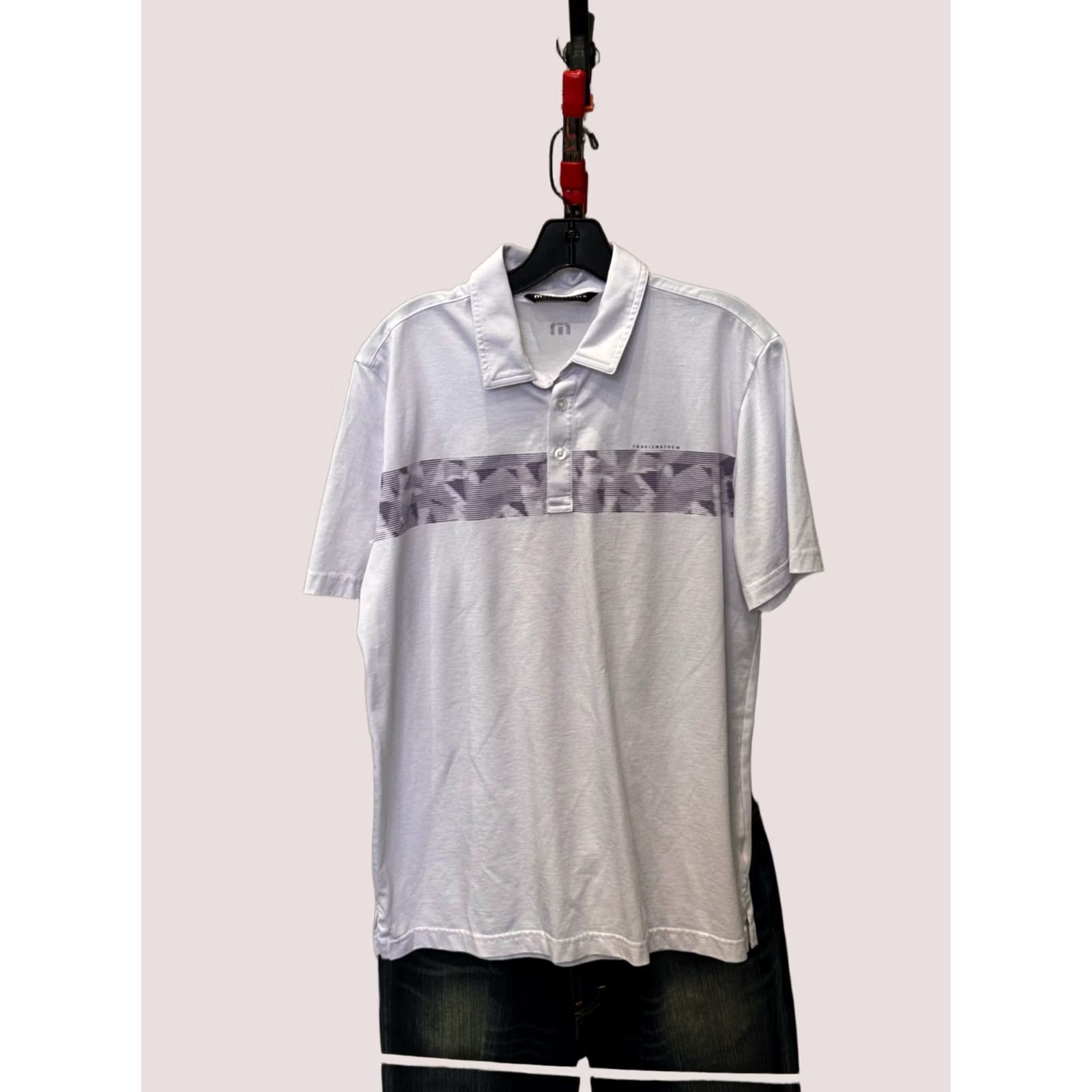 TravisMathew Travis Matthew Floral POLO SHIRT Multicolor Adult Medium M Mens Size US M / EU 48-50 / 2 - 1 Thumbnail