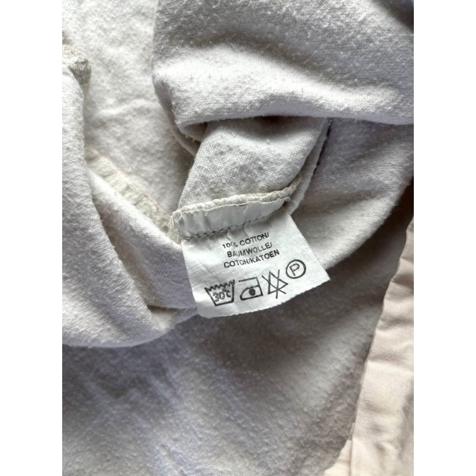 Camel Camel Shirt Men XL Ivory Cotton Long Sleeve Front Pocket Casual Button-Up Travel Line Modern Outdoor Size US XL / EU 56 / 4 - 7 Thumbnail