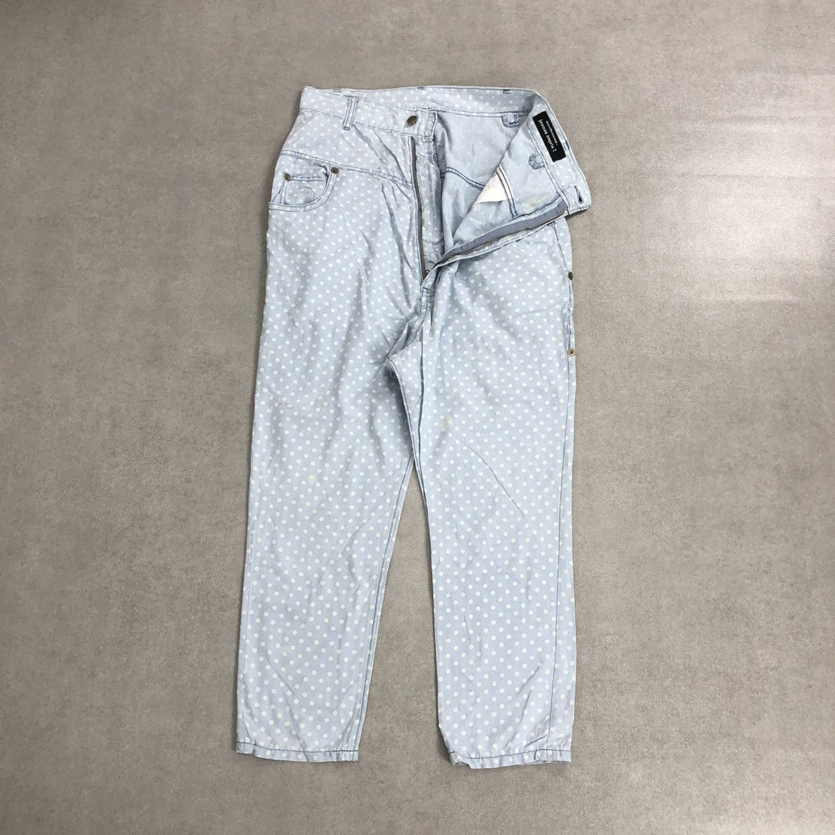 Issey Miyake × Japanese Brand × mercibeaucoup 🇯🇵2000s Issey Miyake Mercibeaucoup Drop Crotch Polkadot Pants Size US 27 - 17 Thumbnail