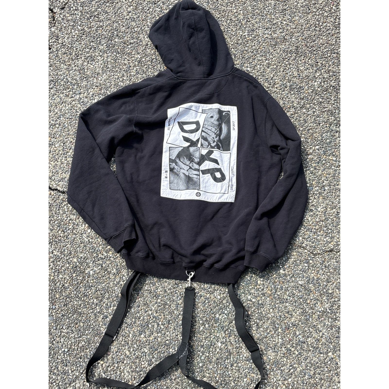 10 Deep 10 Deep 2017 black hoodie with suspender straps XXL Size US XXL / EU 58 / 5 - 1 Thumbnail