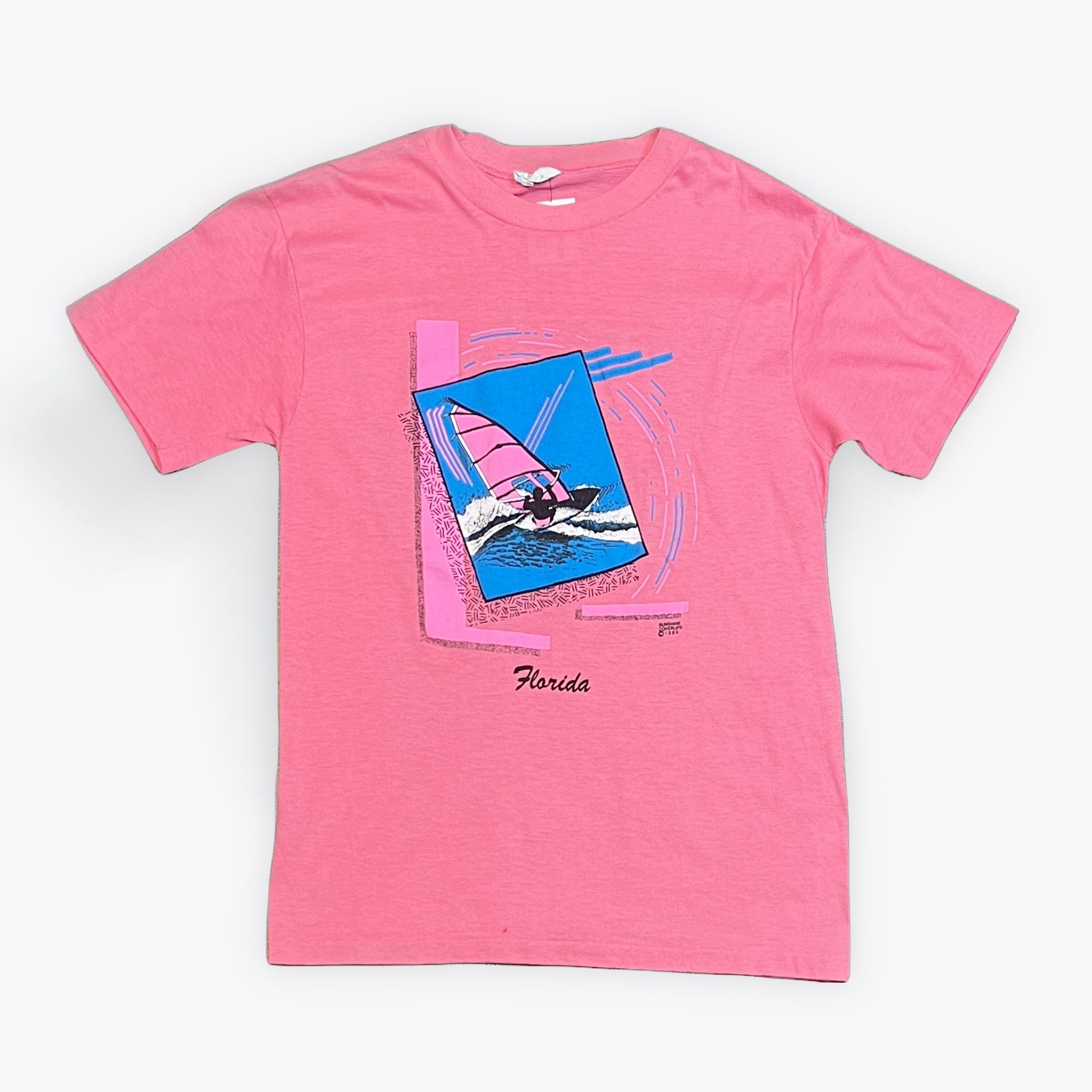 Other L Vintage 1989 80s Single Stitch Florida Surfing Graphic T Size US L / EU 52-54 / 3 - 1 Thumbnail