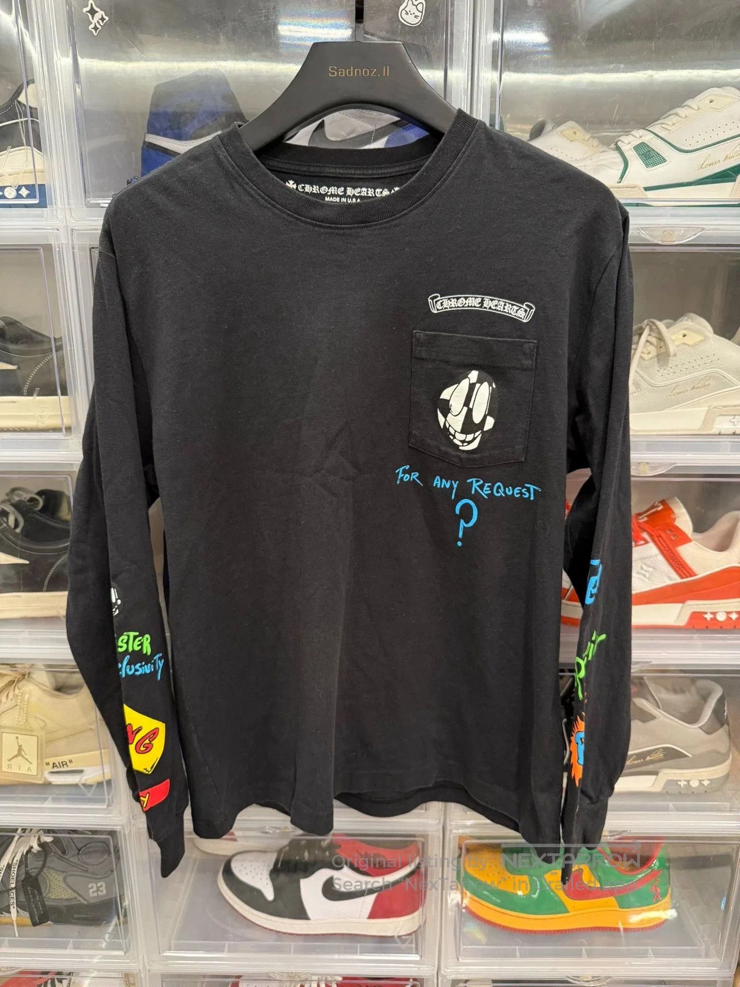 Chrome Hearts chrome hearts black long sleeve t-shirt. Size US L / EU 52-54 / 3 - 1 Thumbnail