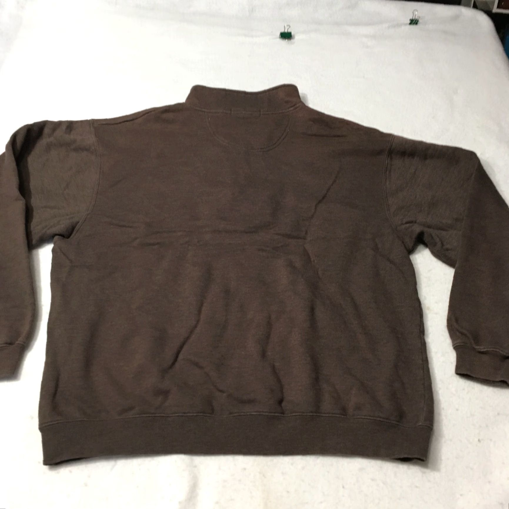 Logo 7 VINTAGE Sport-Tek Sweatshirt Mens Pullover 1/4 Zip Embroidered Logo Brown Brown Size US L / EU 52-54 / 3 - 8 Thumbnail