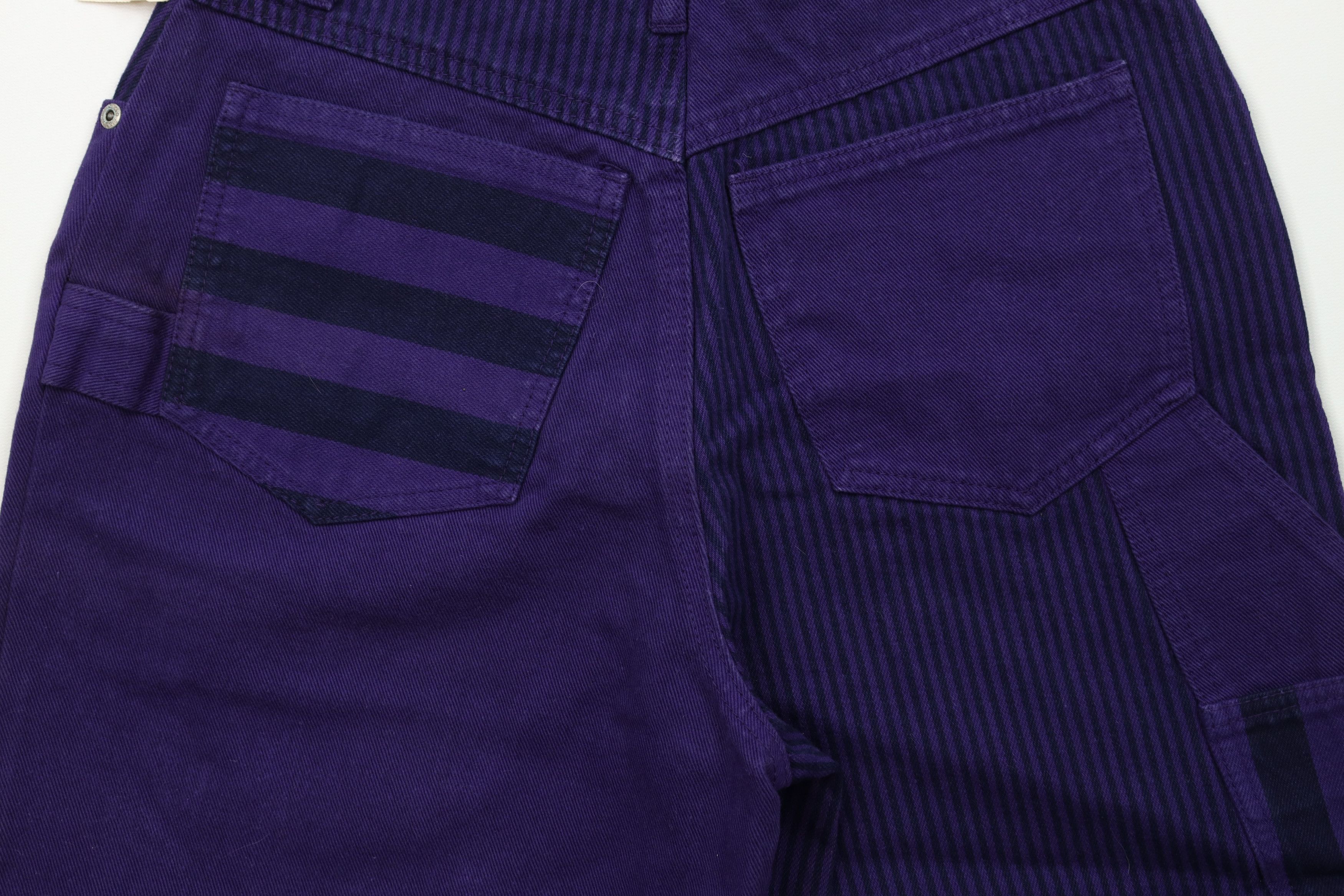 Vintage Deadstock Vintage 90s Streetwear Block Baggy Denim Shorts Size 28" / US 6 / IT 42 - 10 Thumbnail