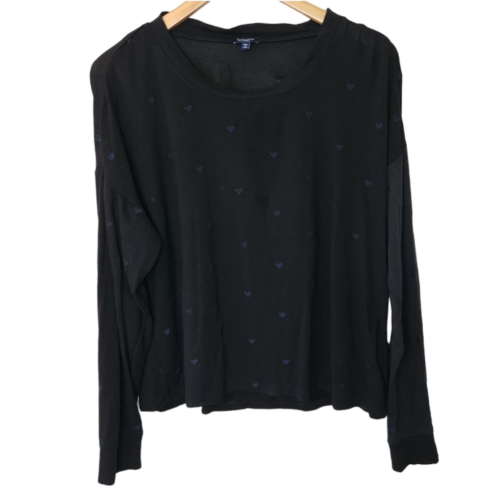 Splendid Splendid Embroidered hearts modal long sleeve top Medium Size M / US 6-8 / IT 42-44 - 9 Thumbnail