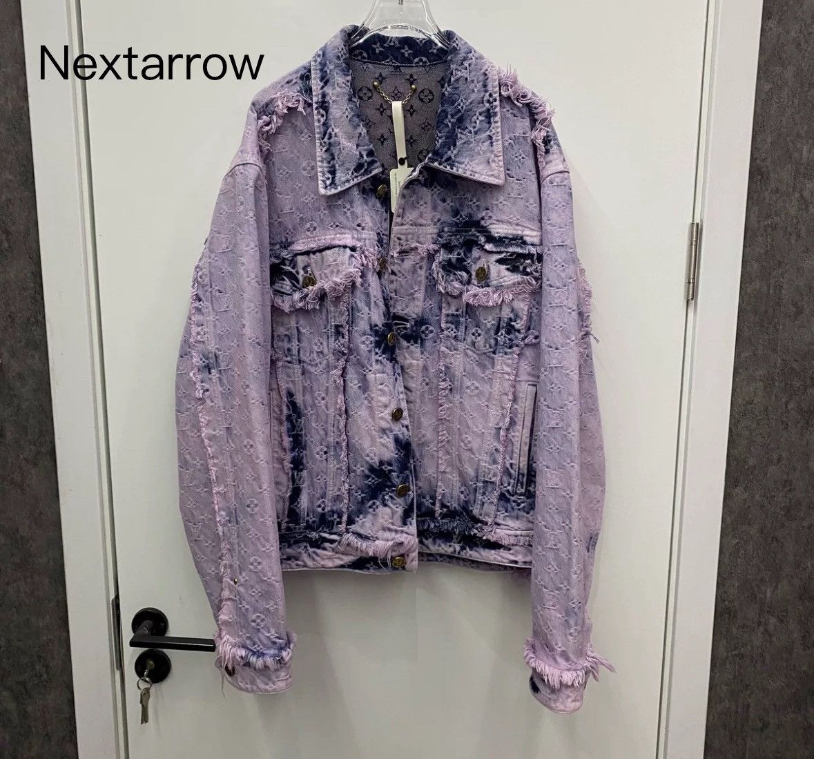 Louis Vuitton Louis Vuitton Tassel printed denim jacket 2412-Nextarrow Size US M / EU 48-50 / 2 - 1 Thumbnail
