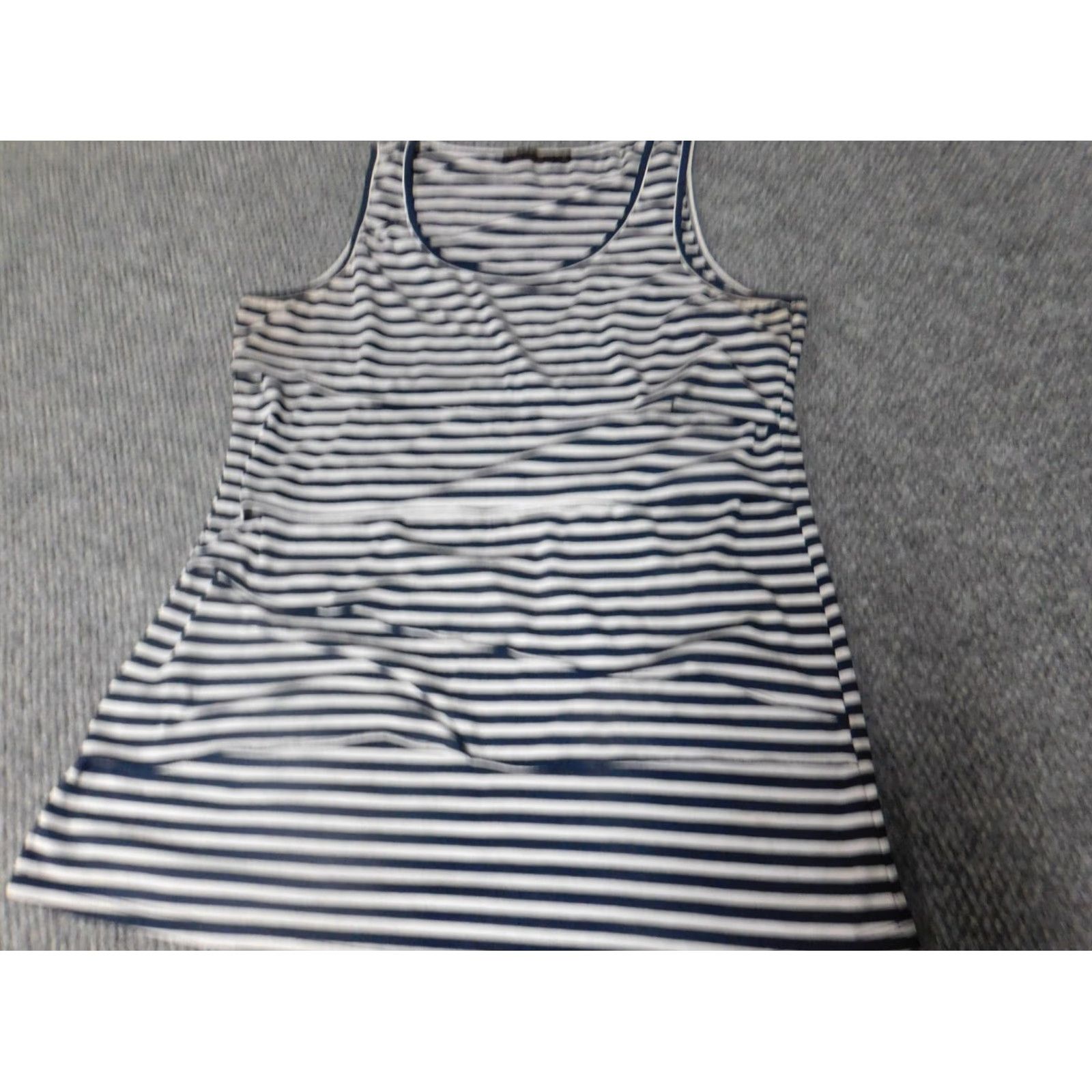 Vintage The Limited Blouse Sleeveless Women L Blue Striped Pullover Casual Shirt Regular Size L Size L / US 10 / IT 46 - 3 Thumbnail