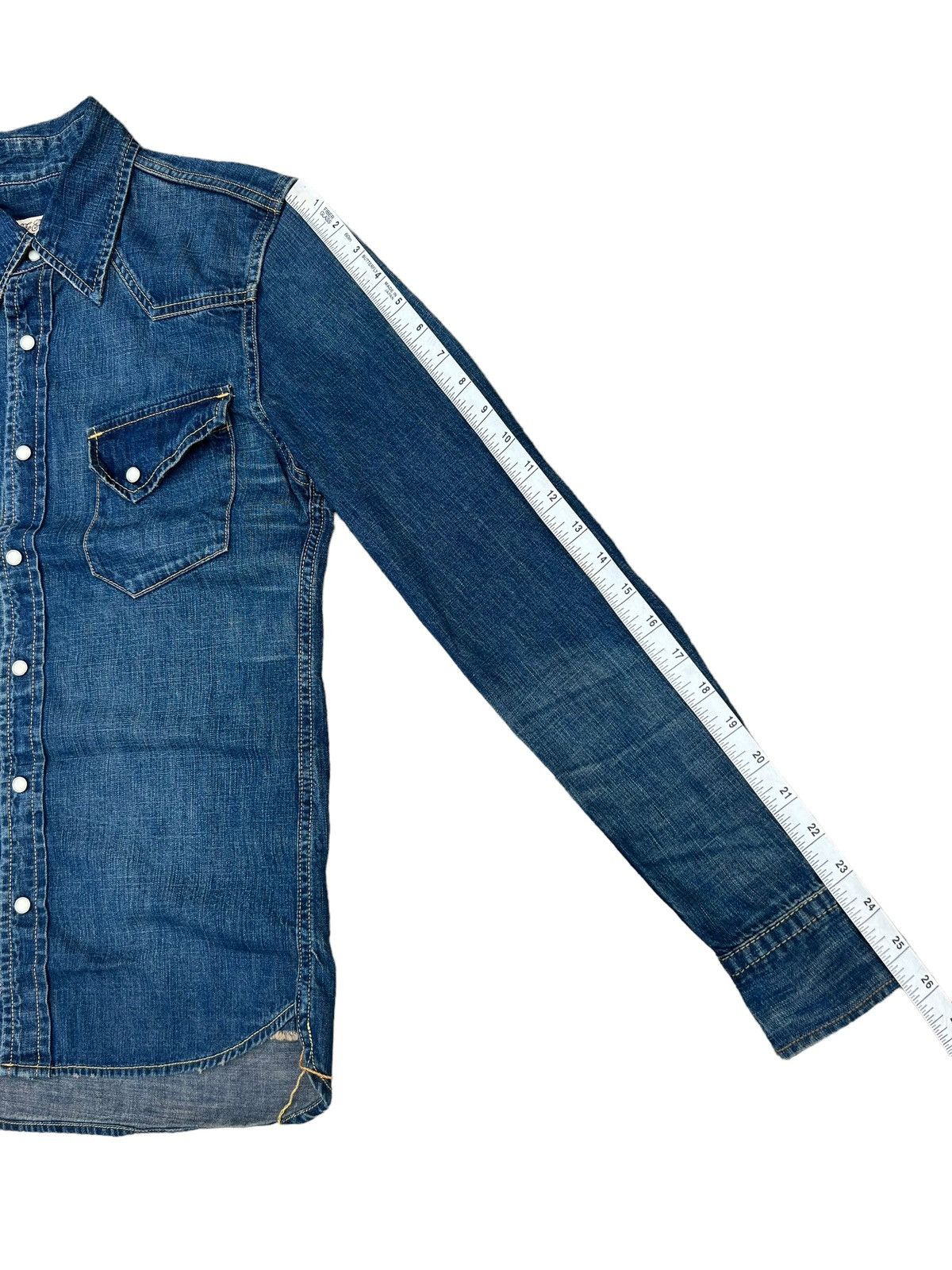 Remi Relief Remi Relief Japan The Golden State Denim Western Shirt Size US S / EU 44-46 / 1 - 4 Thumbnail