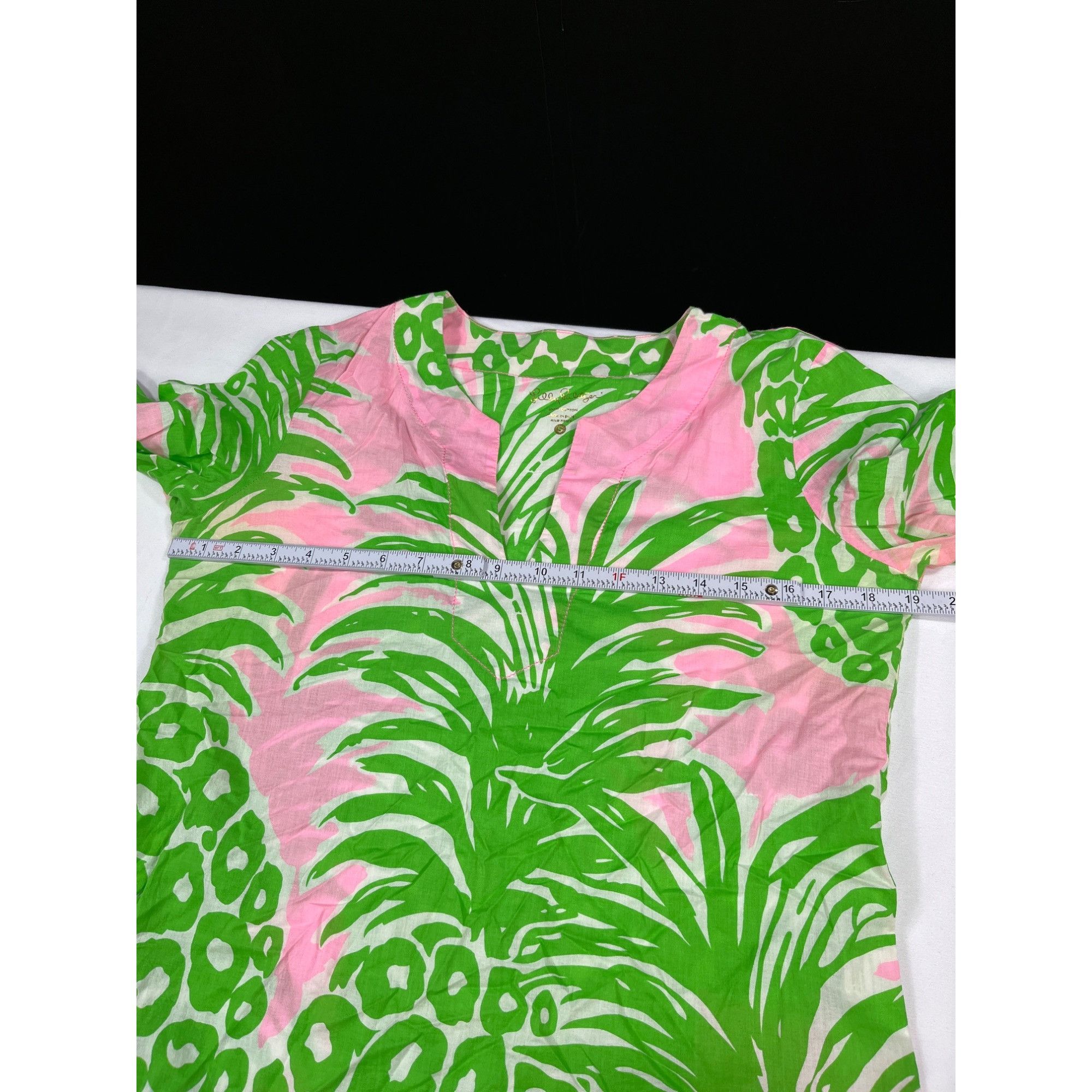 Lilly Pulitzer Lilly Pulitzer SKU 7934 Womens Pink Green Pineapple Print C Size S / US 4 / IT 40 - 3 Thumbnail