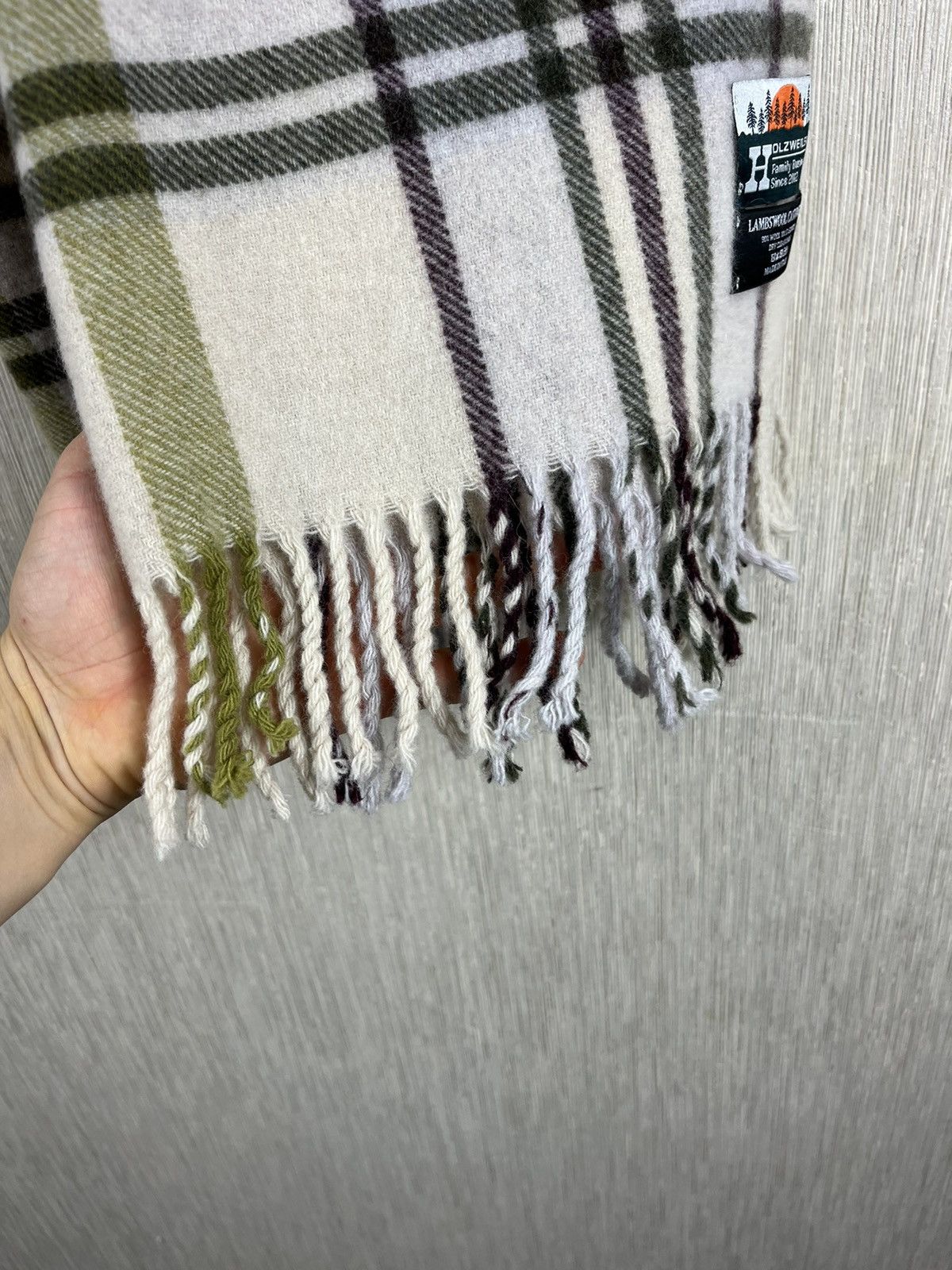 Acne Studios × Holzweiler Holzweiler wool cashmere heavy scarf checked Size ONE SIZE - 6 Thumbnail