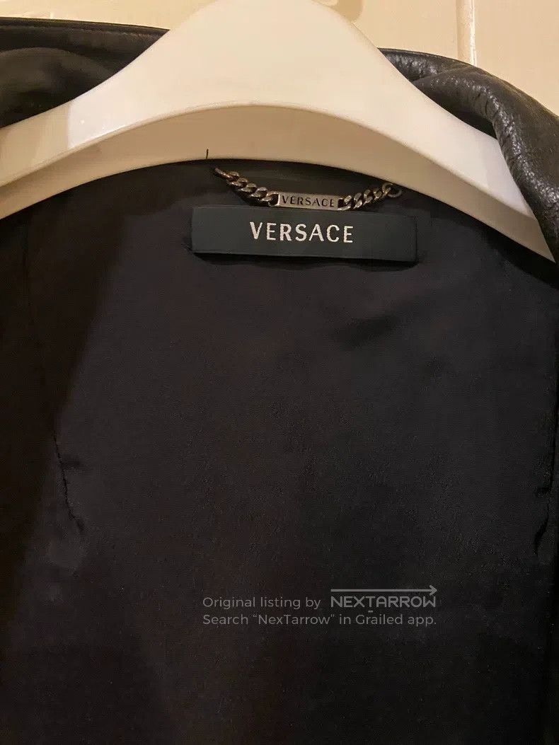 Versace Versace Leather coat Size US M / EU 48-50 / 2 - 4 Thumbnail