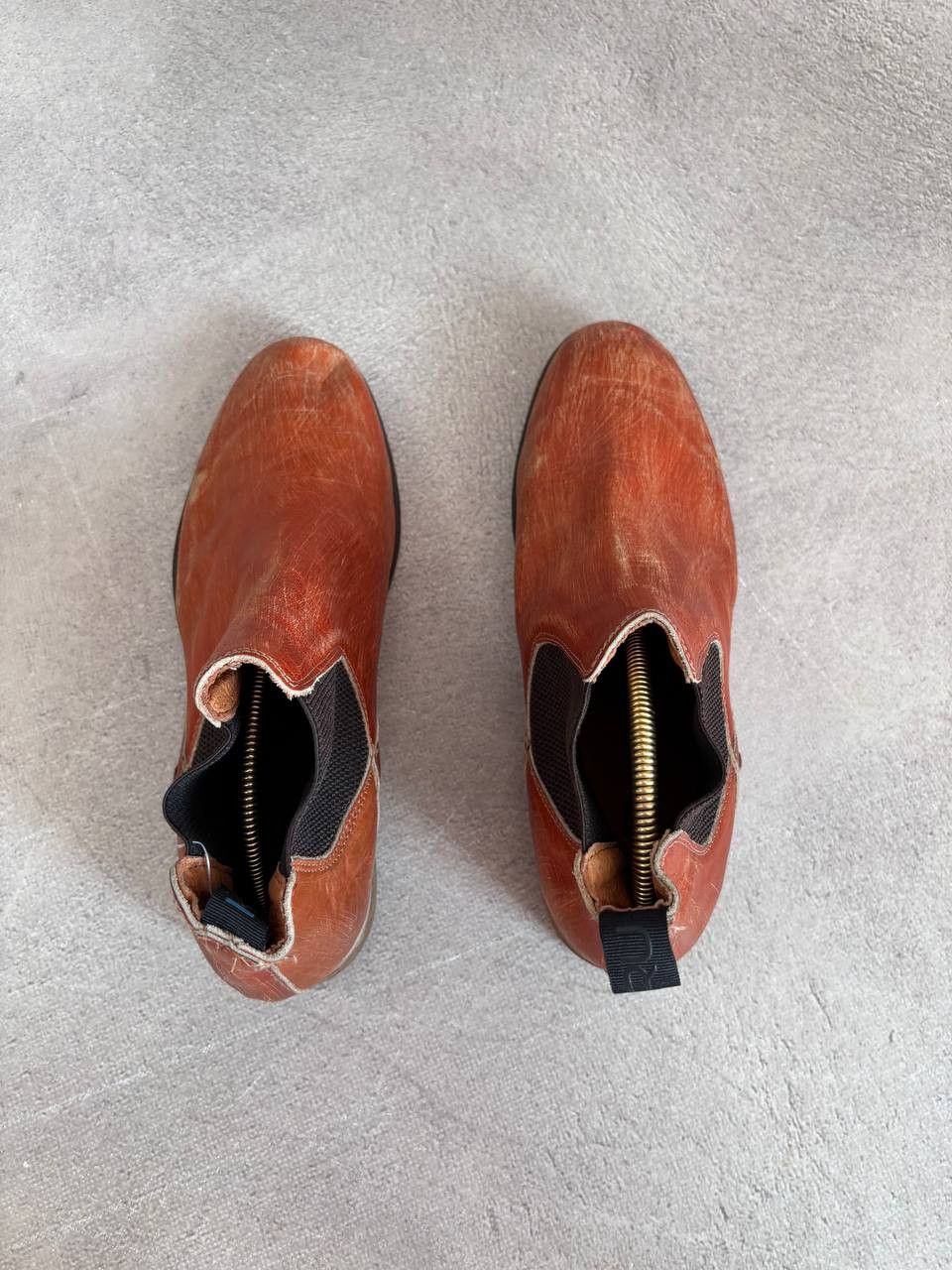 Other Leather Faded Vintage KMRii Guidi style Boots Shoes Y2K Size US 10 / EU 43 - 6 Thumbnail