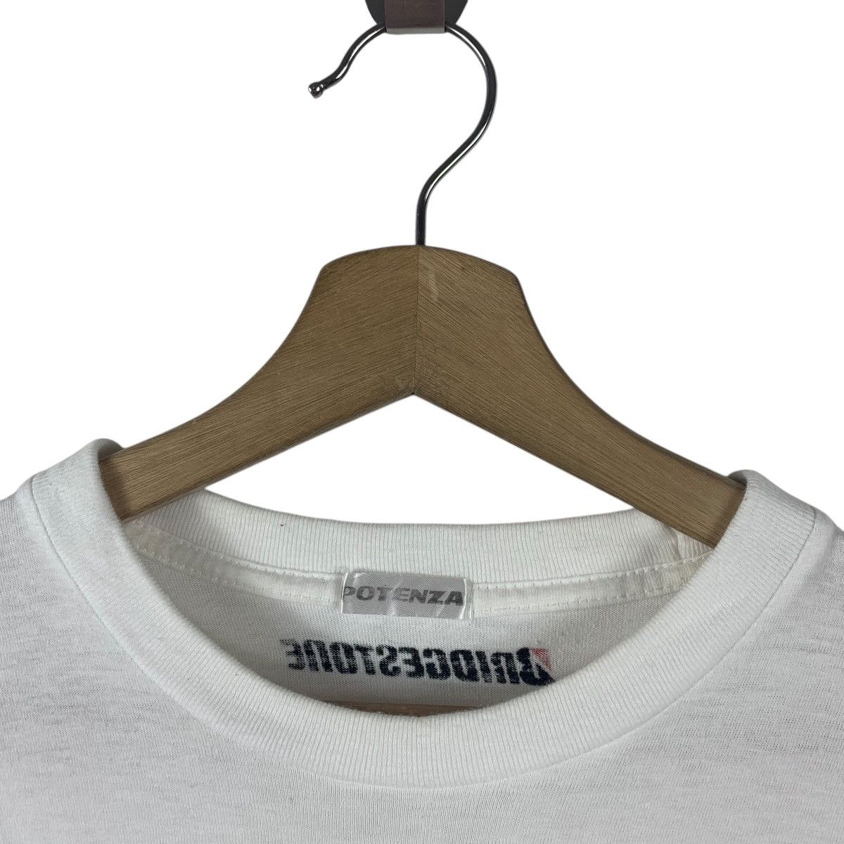 Japanese Brand Vintage BRIDGESTONE POTENZA Tyre racing tee Size US S / EU 44-46 / 1 - 5 Thumbnail