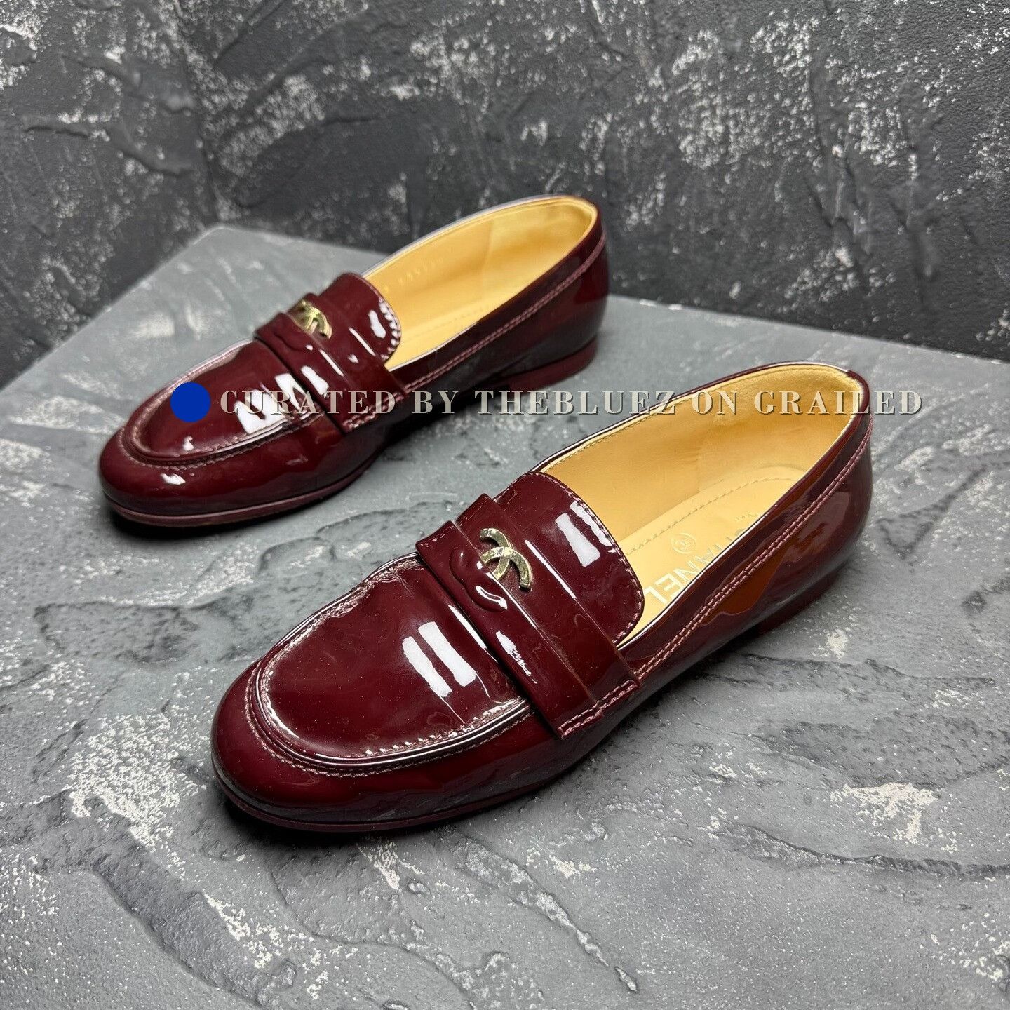 Chanel Chanel Red Patent Leather Loafers Size US 6 / IT 36 - 1 Thumbnail