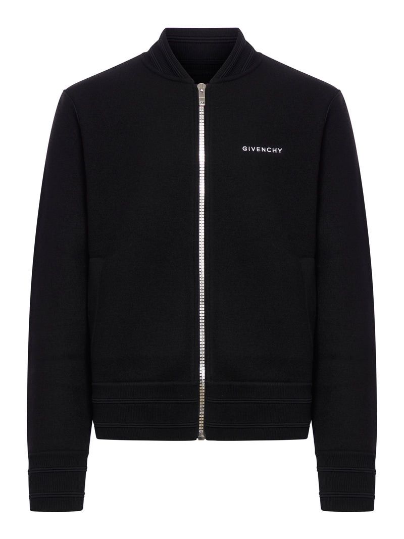 image of Givenchy 4G Stars Wool Bomber Jacket in Black, Men's (Size XL)