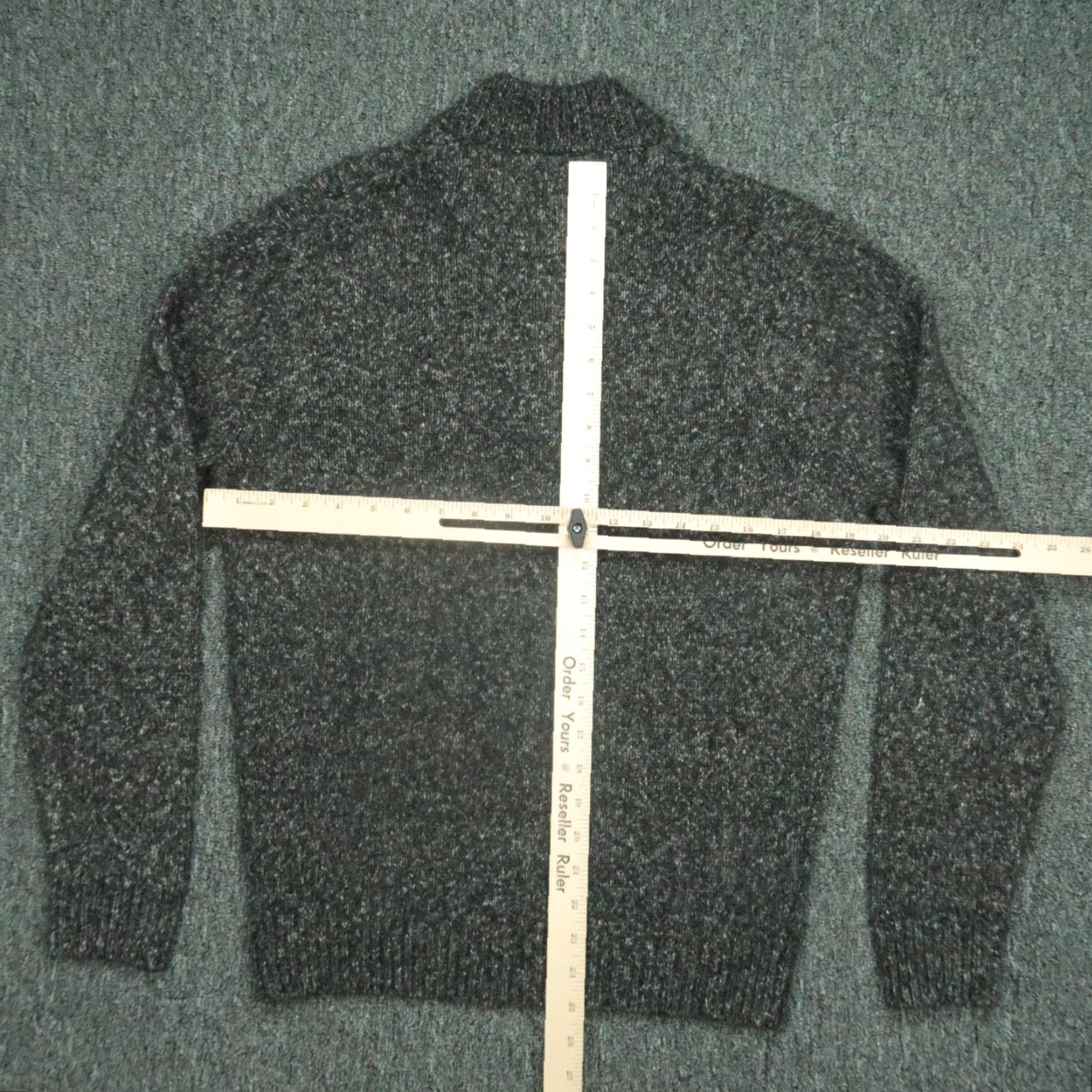 johnnie-O Johnnie O Sweater Mens Small Gray Wool Alpaca Blend Henley Pullover Size US S / EU 44-46 / 1 - 5 Thumbnail